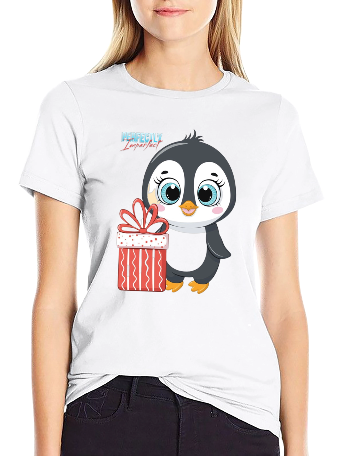 Cute Penguin Gift Graphic T-Shirt
