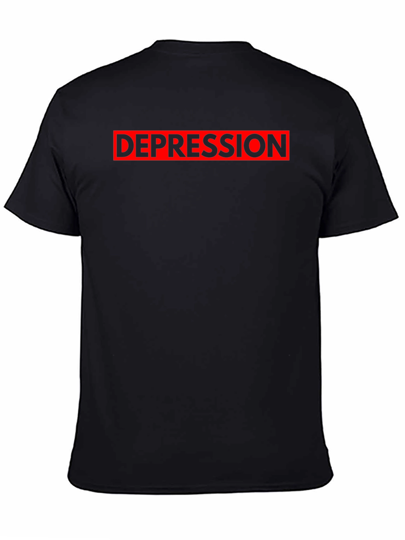 Depression Graphic Tee - Black