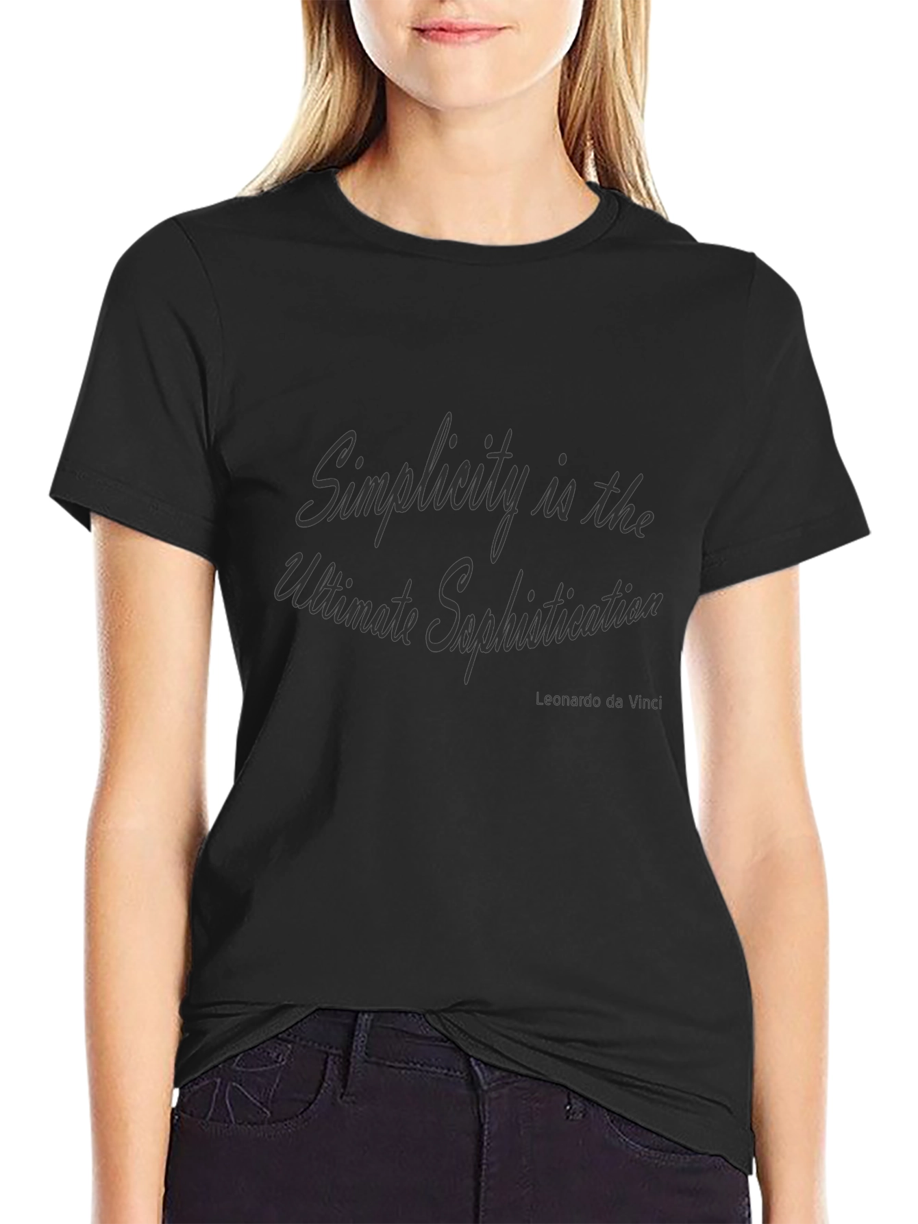 Simplicity is Sophistication Graphic Tee