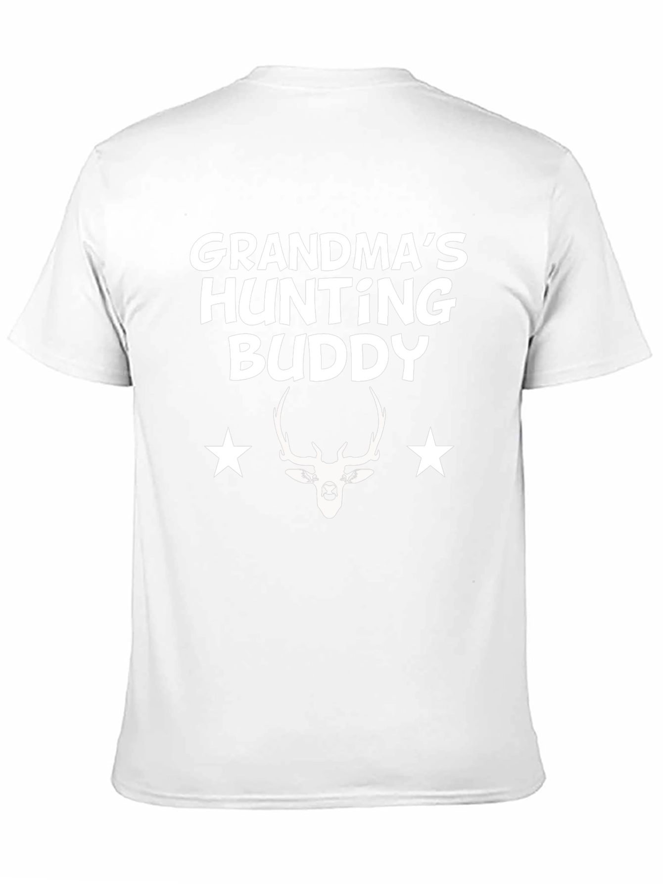 Grandmas Hunting Buddy Graphic Tee - Black Cotton T-Shirt