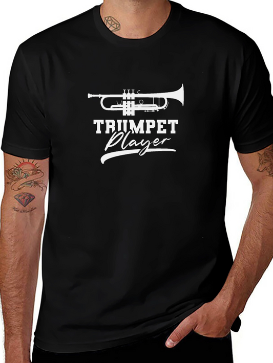 Trumpet Player Graphic T-Shirt - Musician Tee