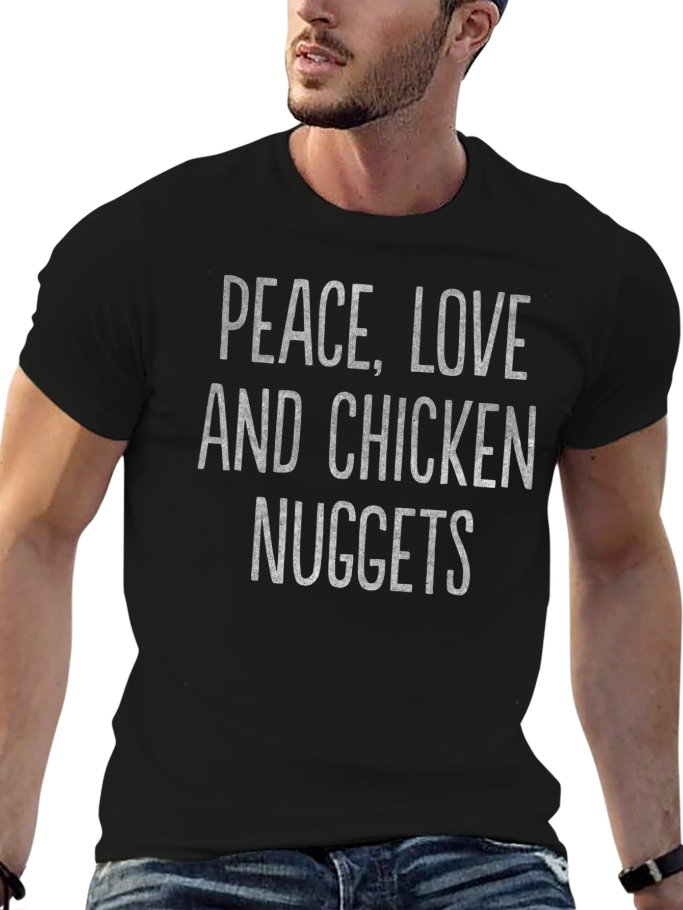 Peace Love Chicken Nuggets T-Shirt
