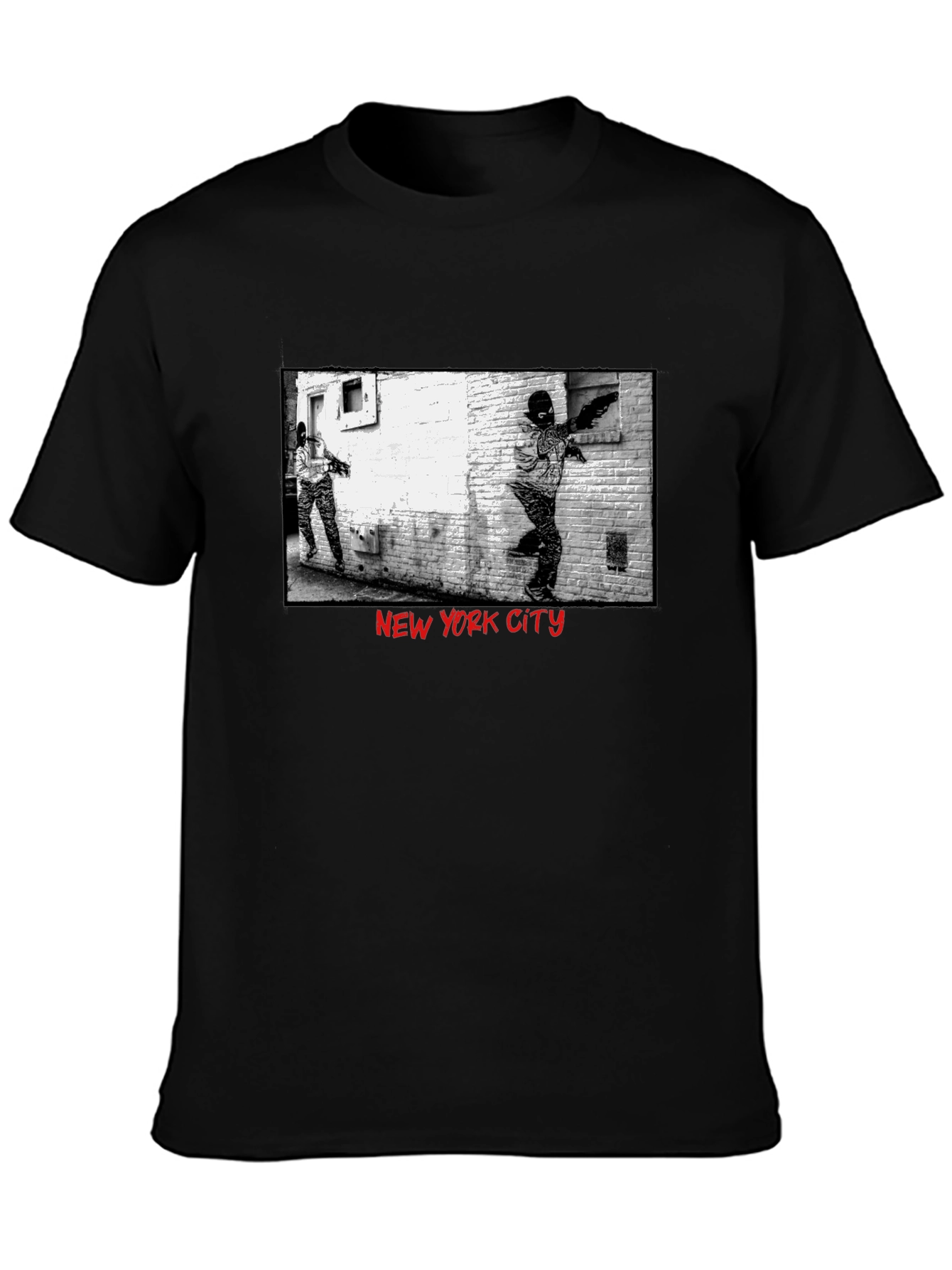 New York City Graphic Black T-Shirt