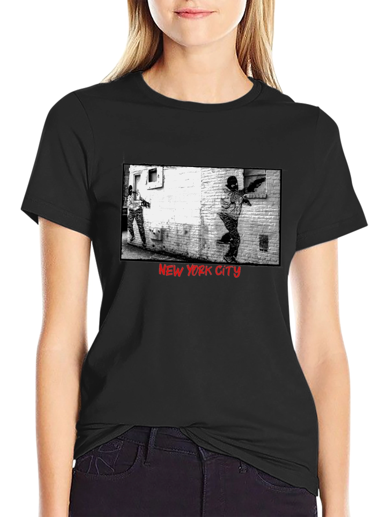 New York City Graphic Black T-Shirt