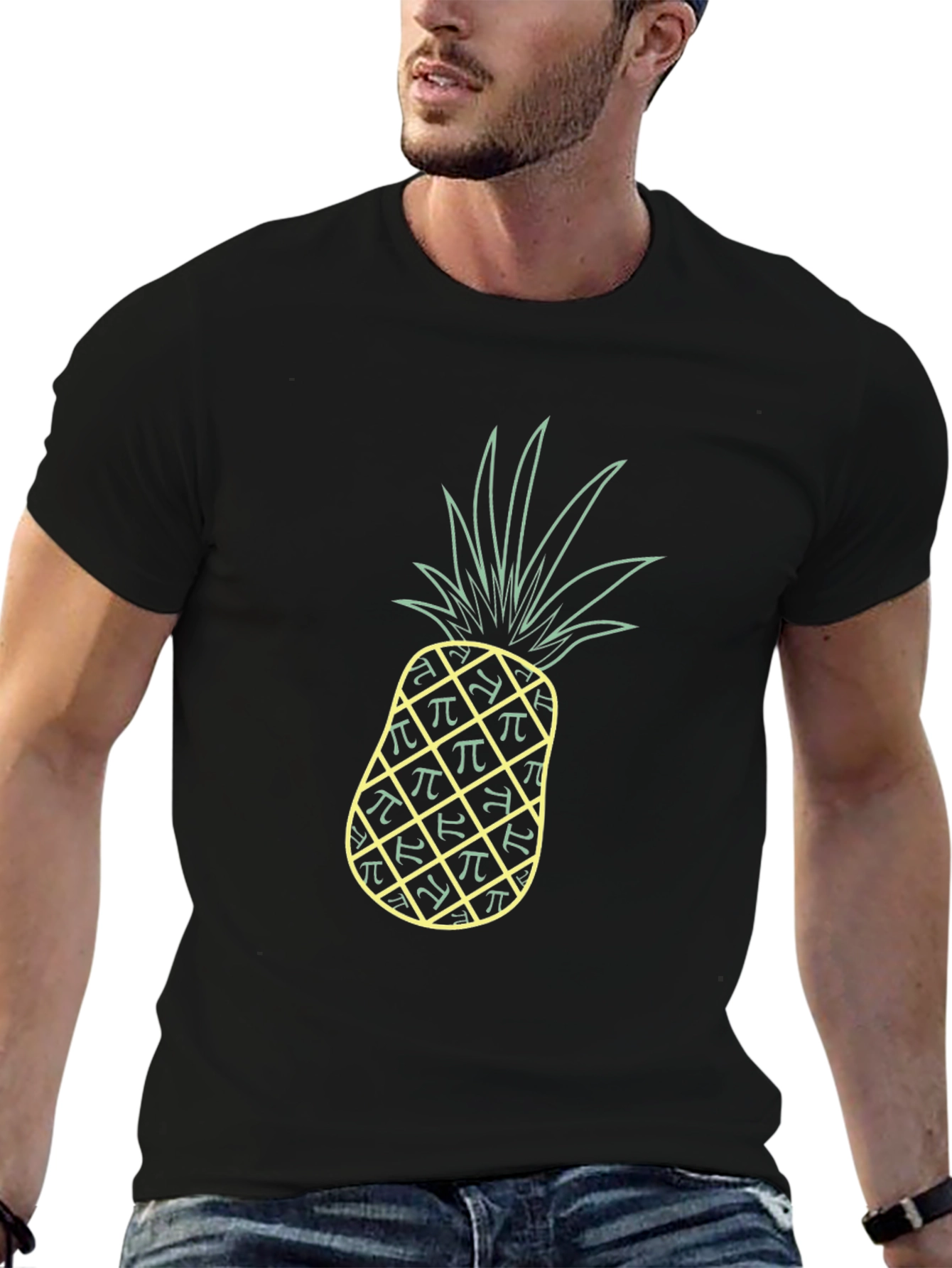 Pineapple Pi Graphic Tee - Unique Math Lovers Shirt