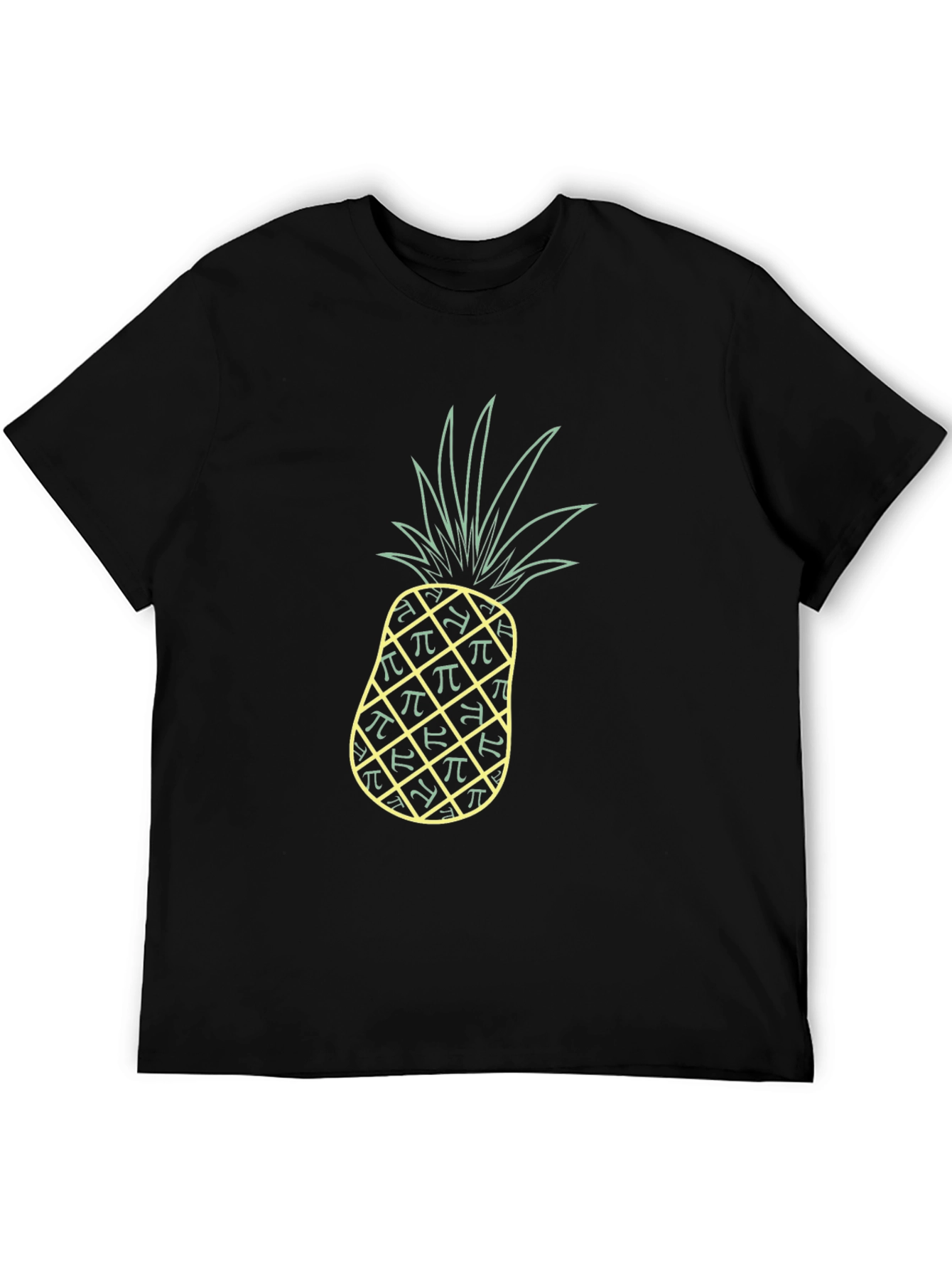 Pineapple Pi Graphic Tee - Unique Math Lovers Shirt