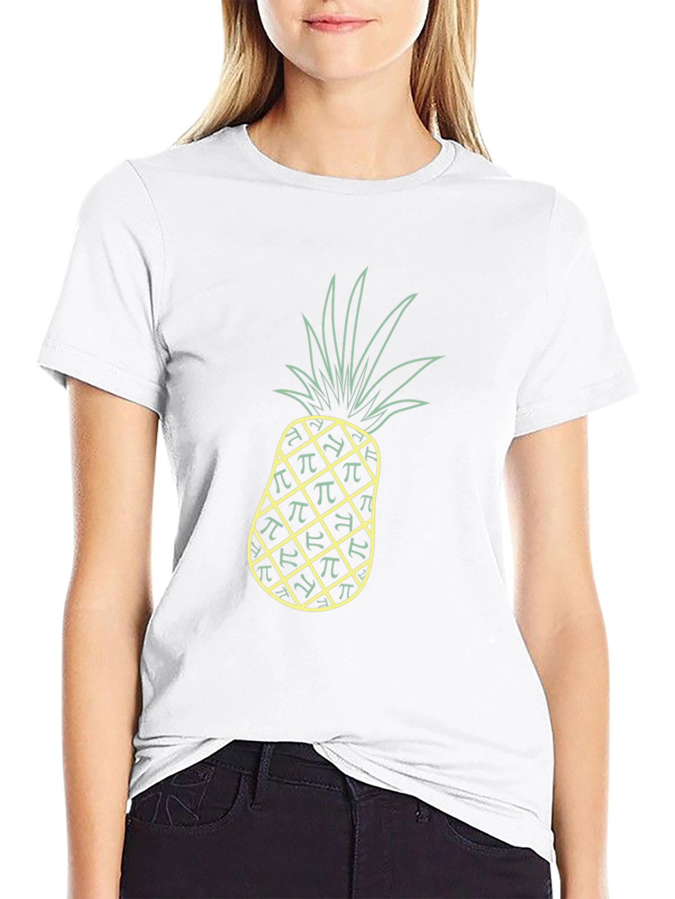 Pineapple Pi Graphic Tee - Unique Math Lovers Shirt
