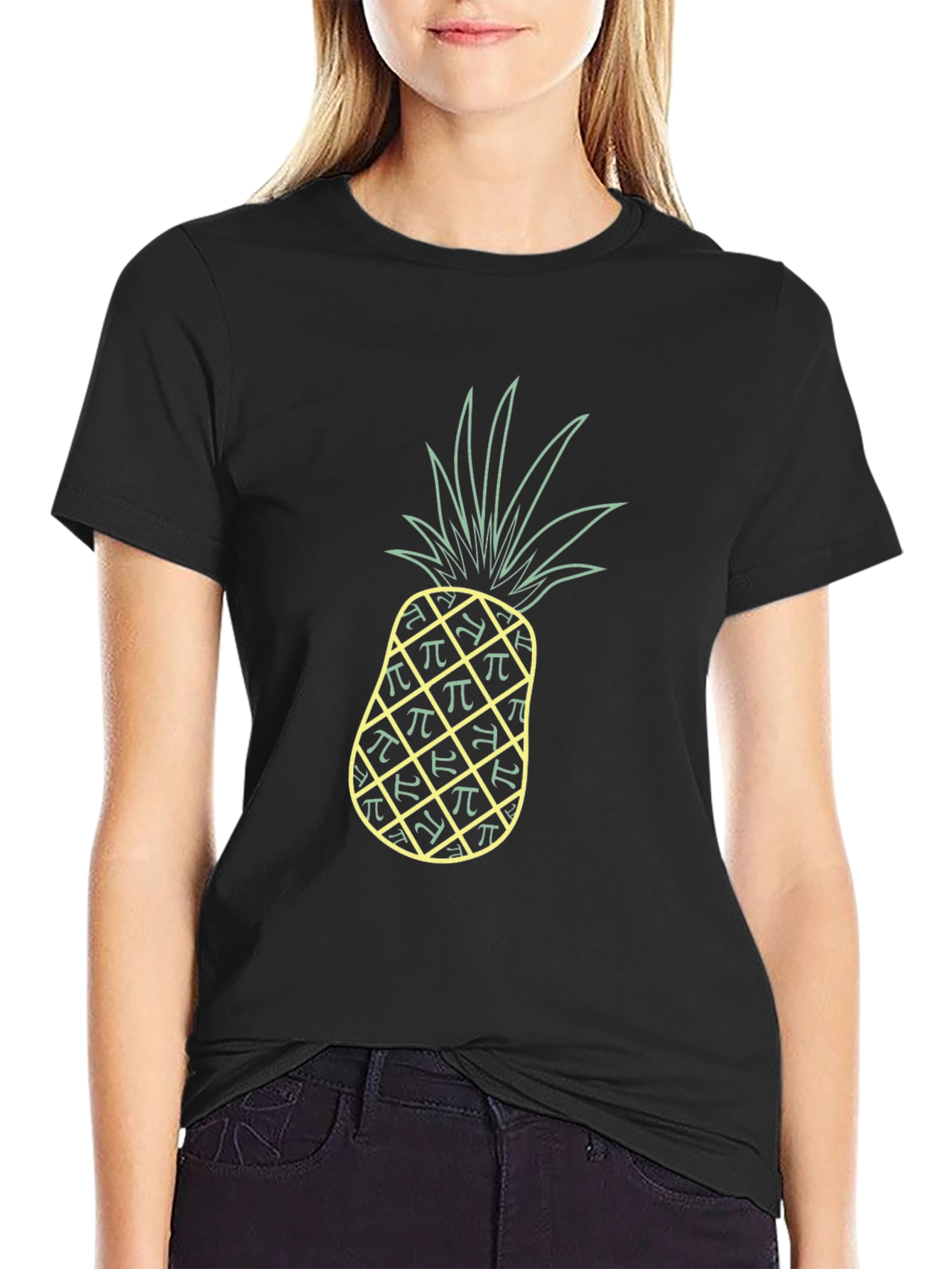 Pineapple Pi Graphic Tee - Unique Math Lovers Shirt