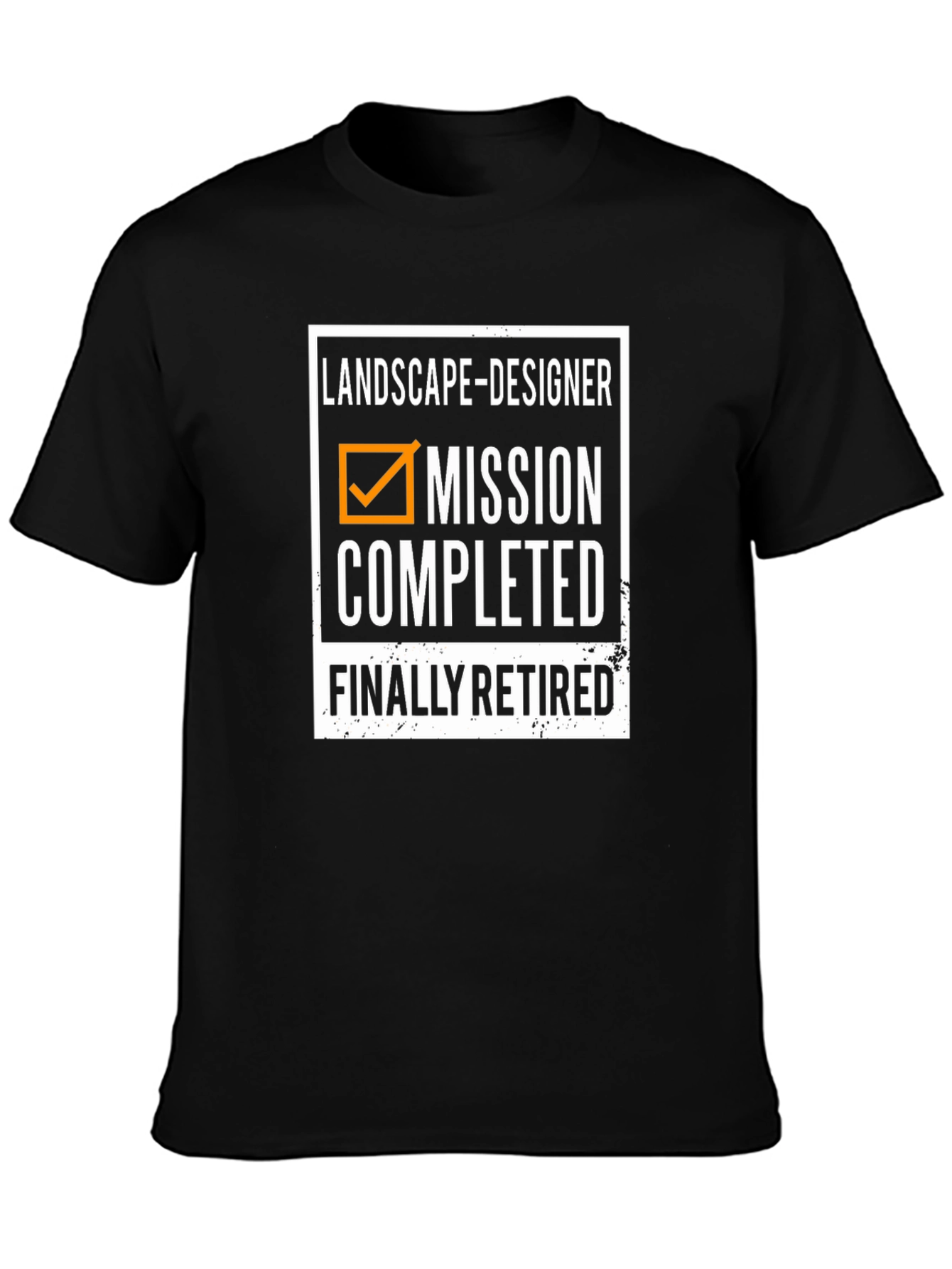 Landscape Designer Mission Completed Retired T-Shirt