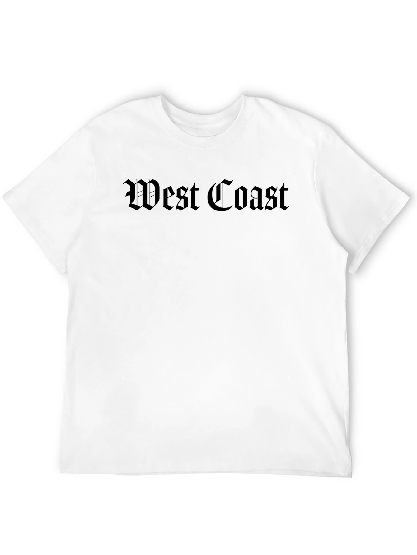West Coast Black Graphic Tee - Streetwear Fashion