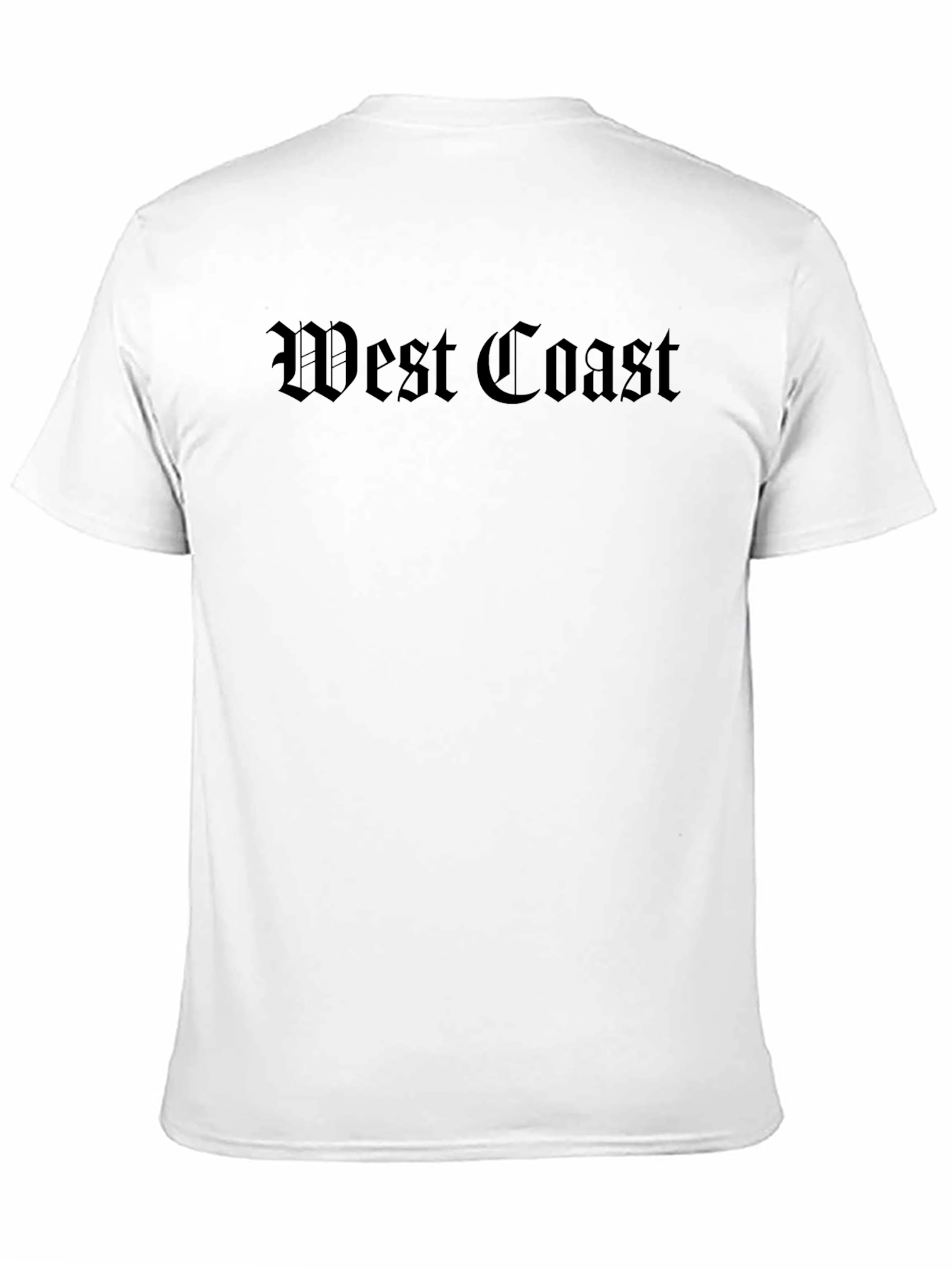 West Coast Black Graphic Tee - Streetwear Fashion