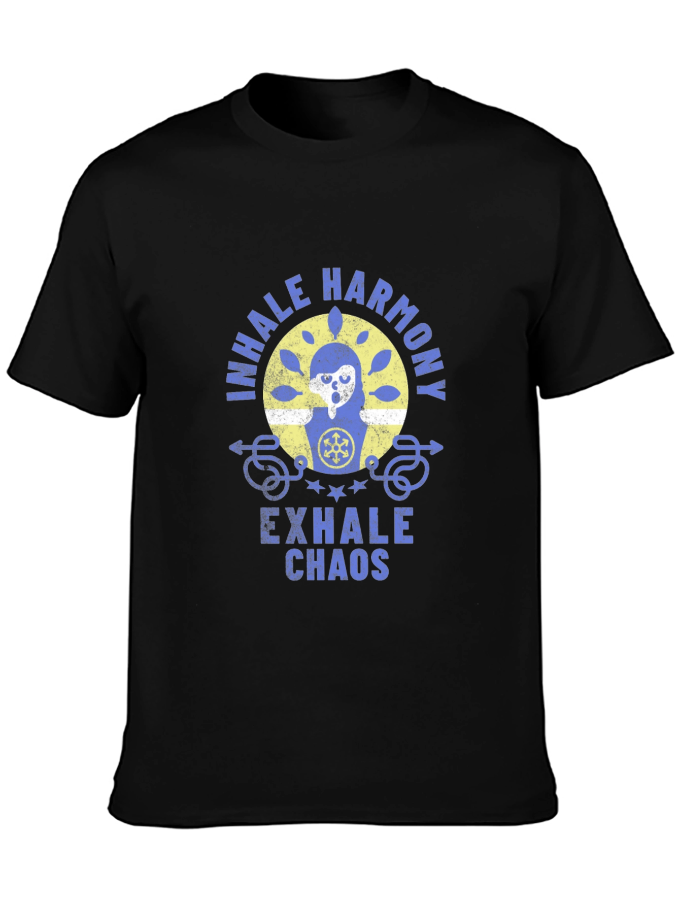 Inhale Harmony Exhale Chaos Graphic T-Shirt
