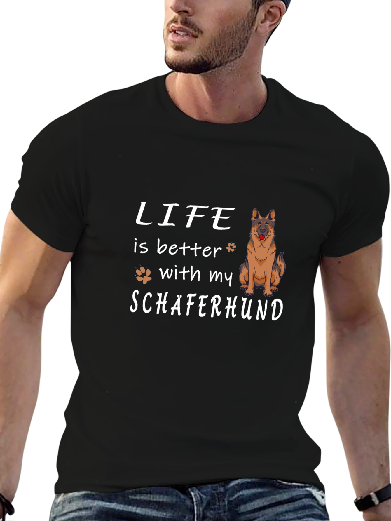 Life is Better with My Schäferhund T-Shirt