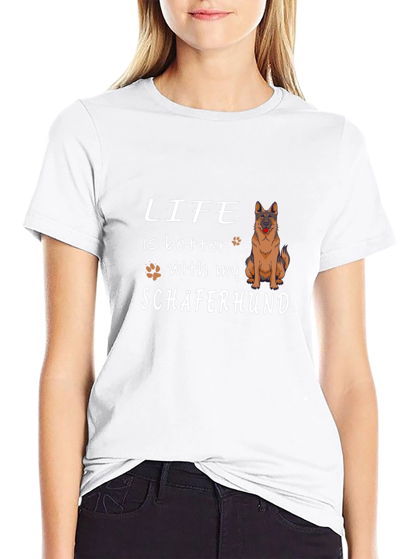 Life is Better with My Schäferhund T-Shirt
