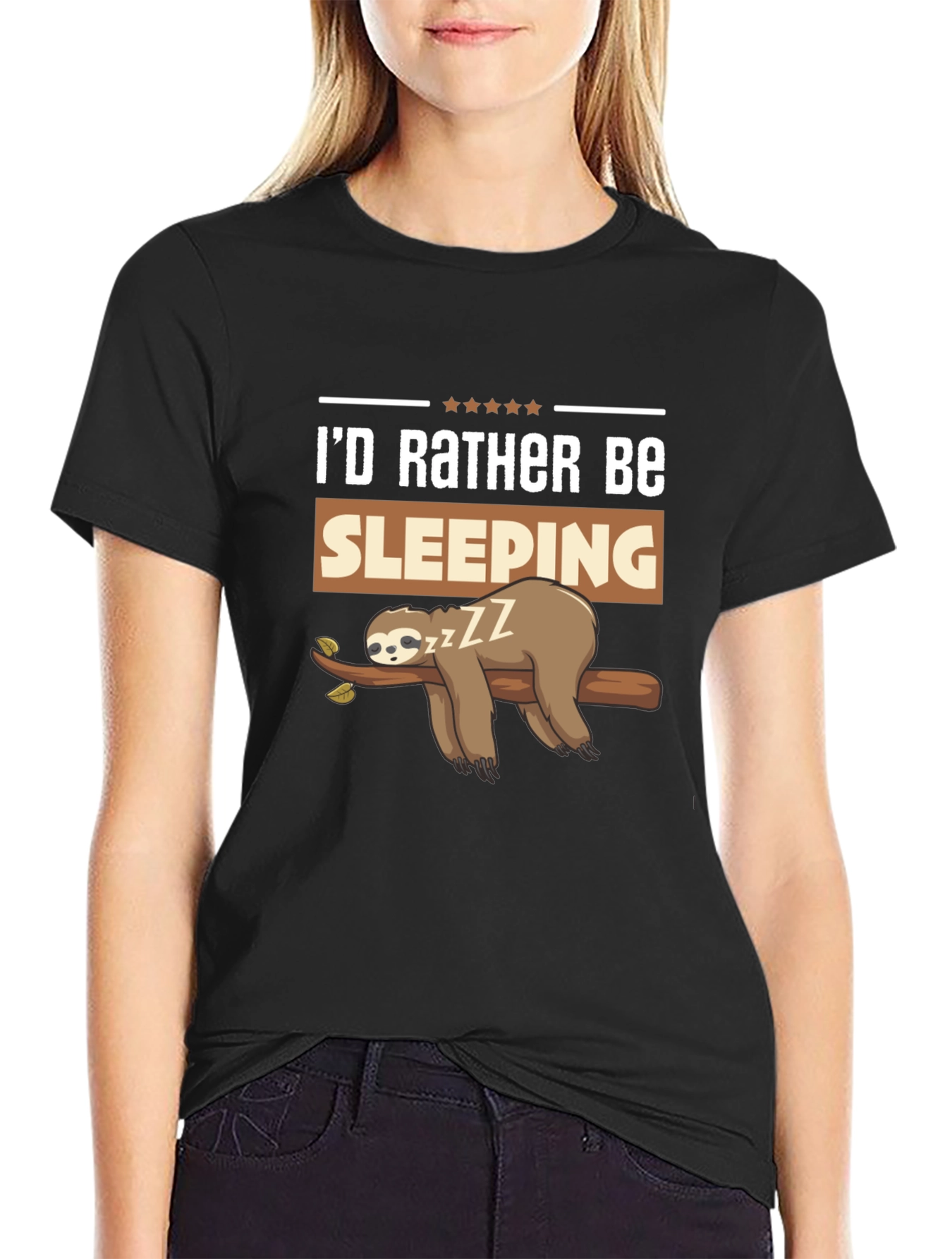Id Rather Be Sleeping Sloth T-Shirt