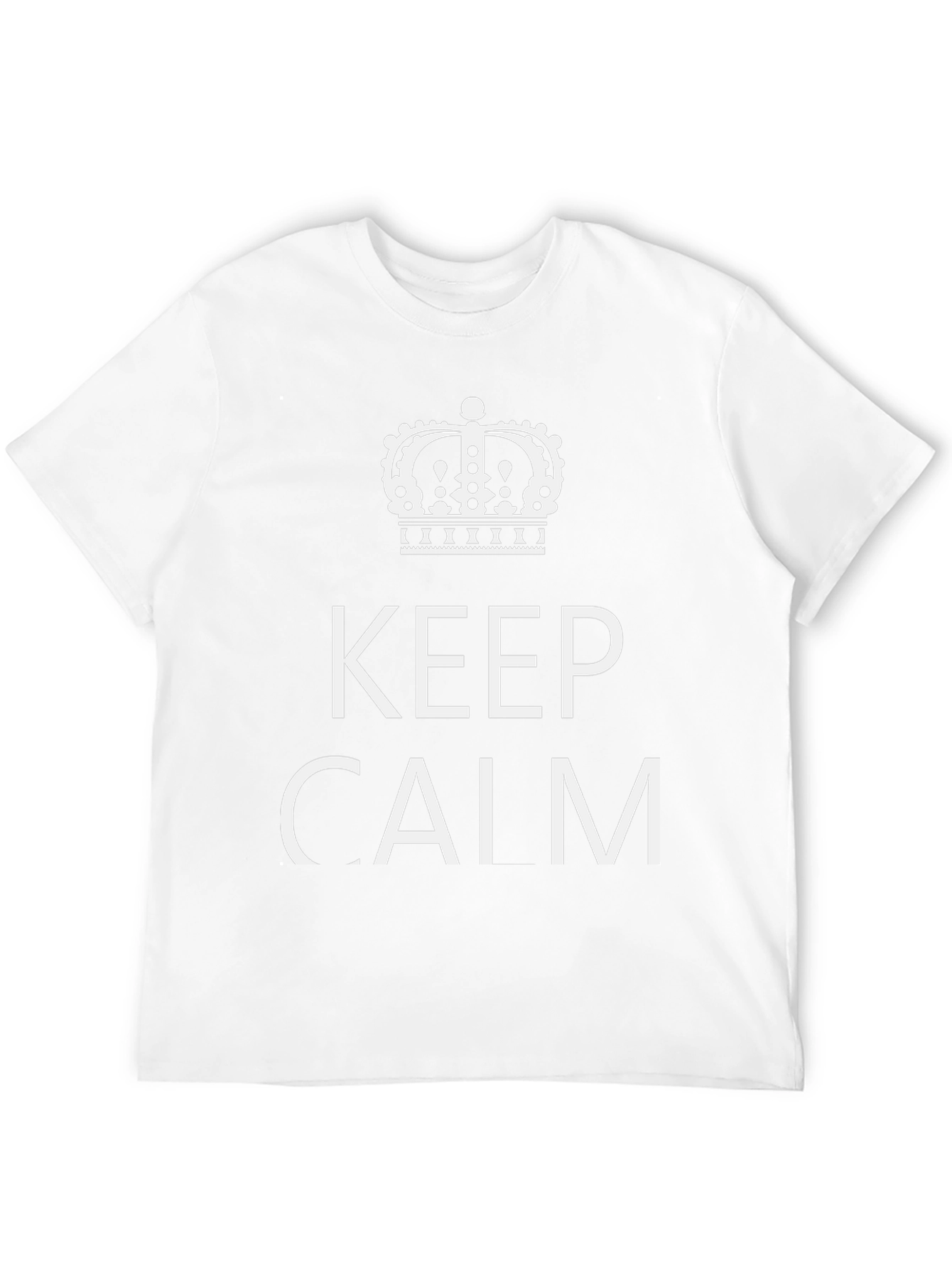 Keep Calm Graphic Print T-Shirt