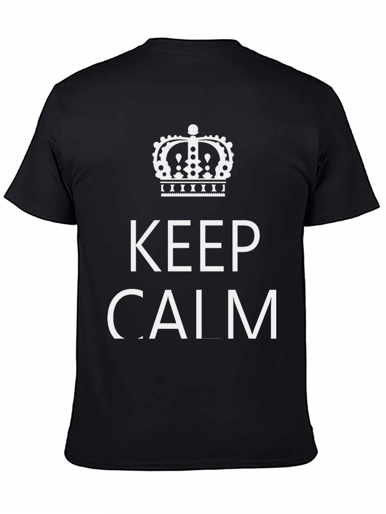 Keep Calm Graphic Print T-Shirt