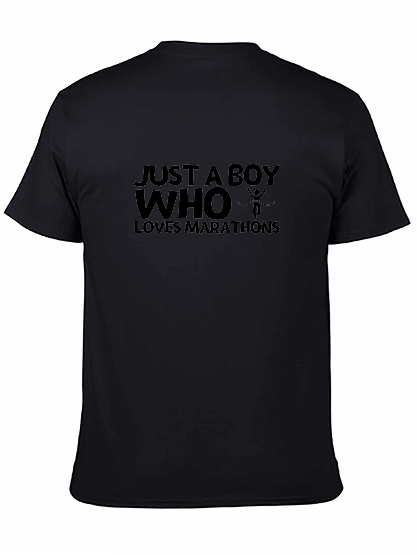 Just a Boy Who Loves Marathons Graphic Tee
