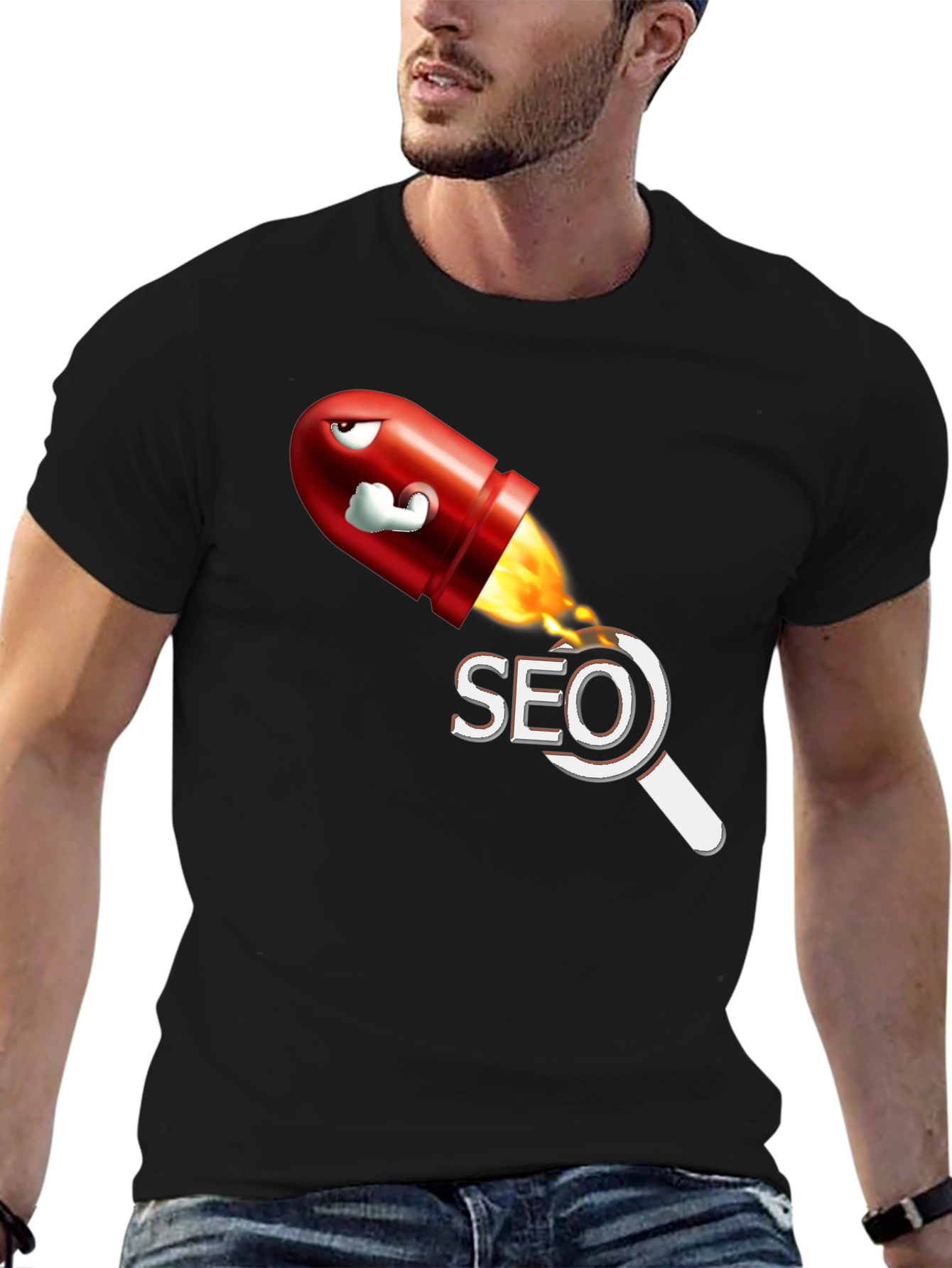 SEO Bullet T-Shirt - Search Optimization Power