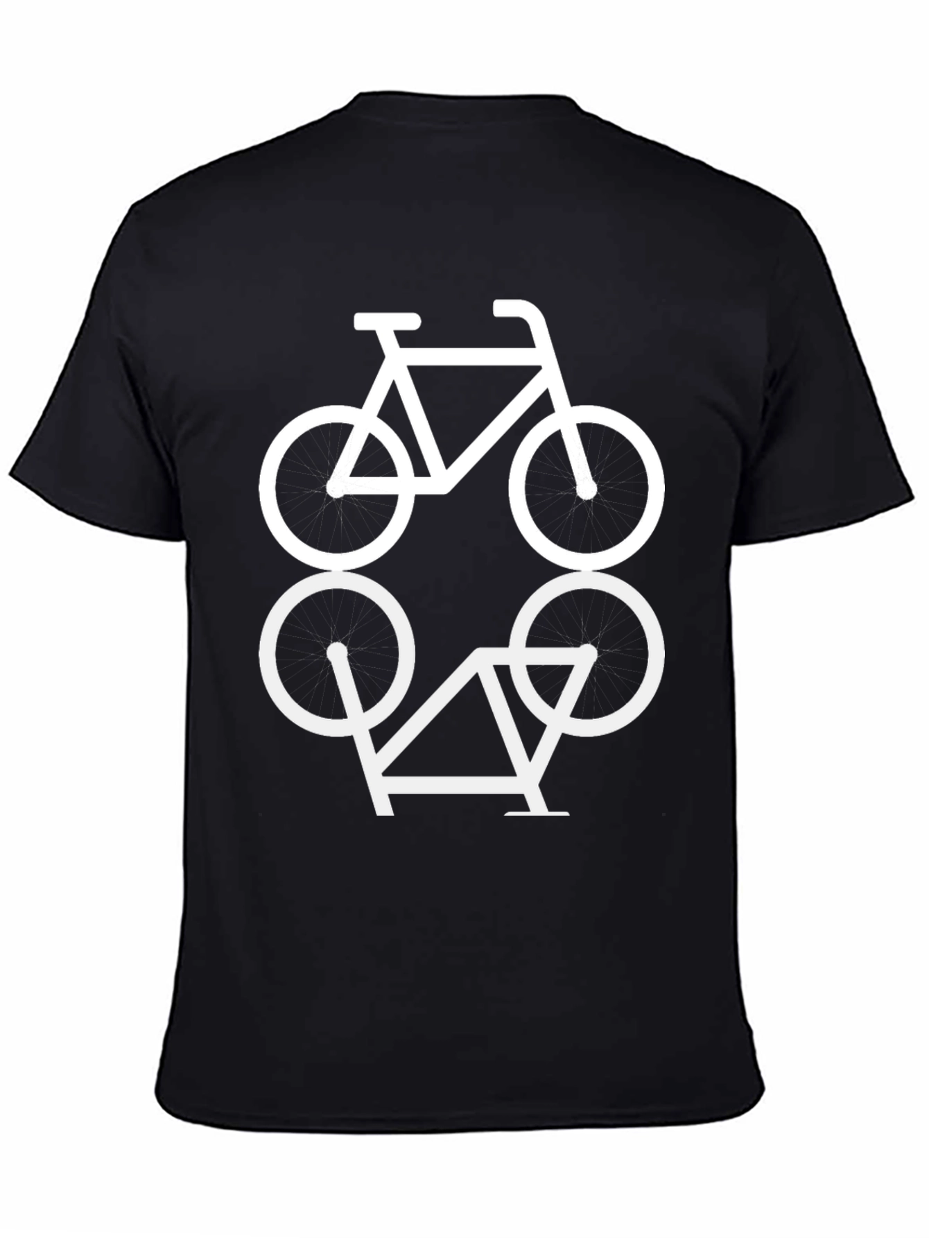 Geometric Bike Graphic T-Shirt