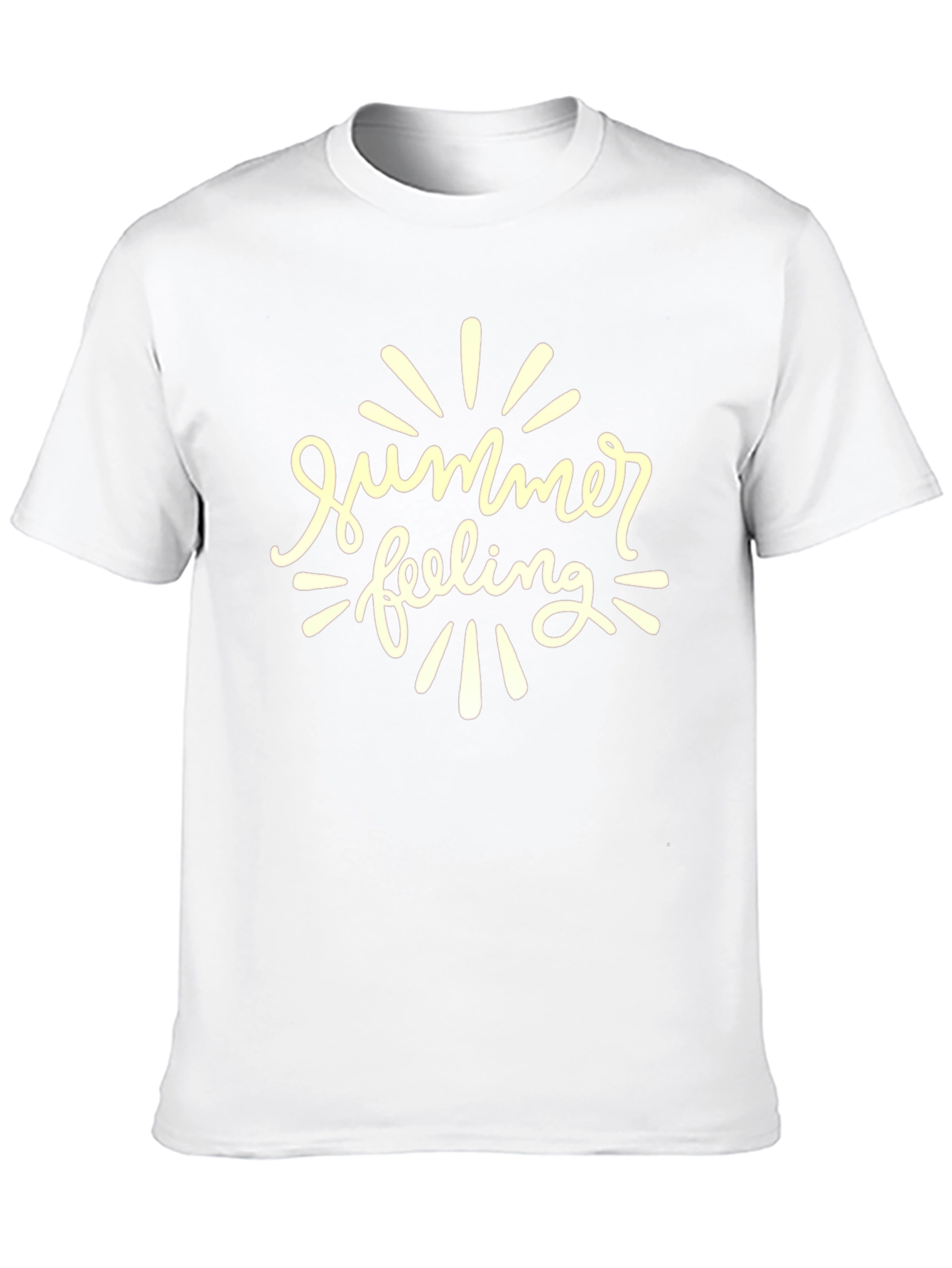 Summer Feeling Black Graphic Tee