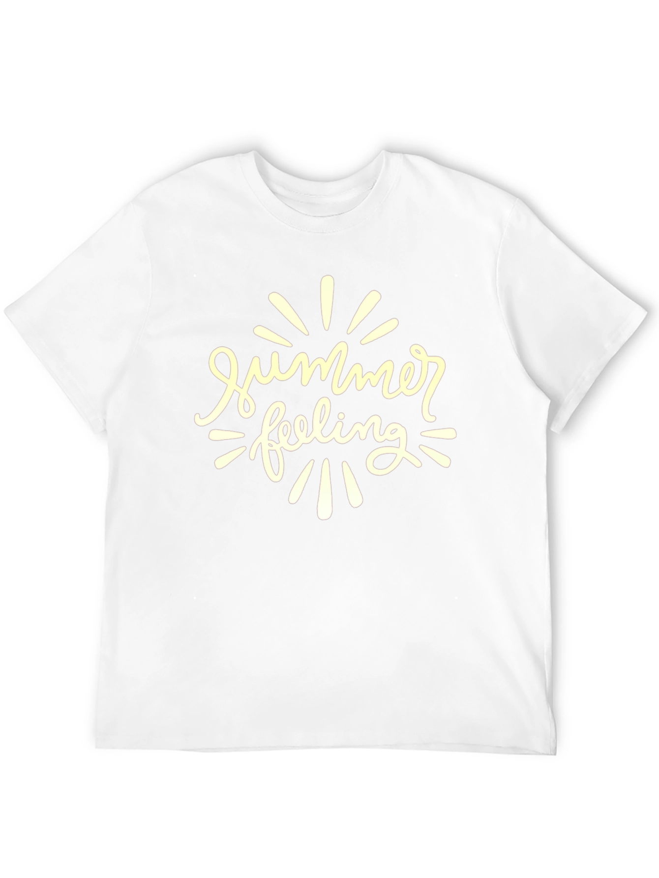 Summer Feeling Black Graphic Tee