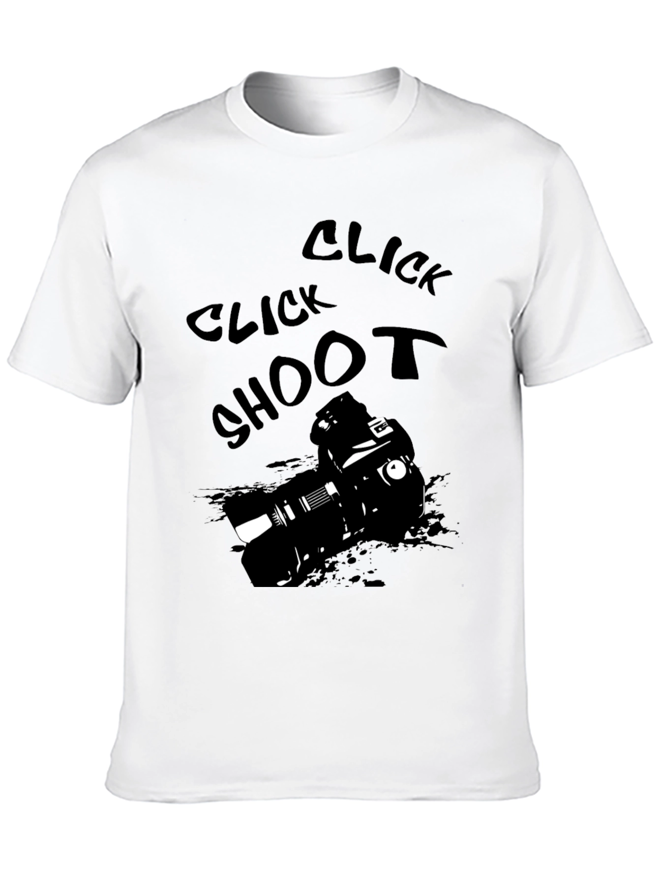 Click Shoot Camera Graphic T-Shirt - Photographers Tee