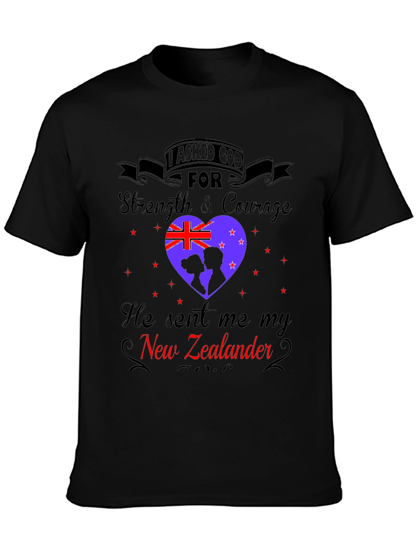 New Zealander T-Shirt: Strength & Courage