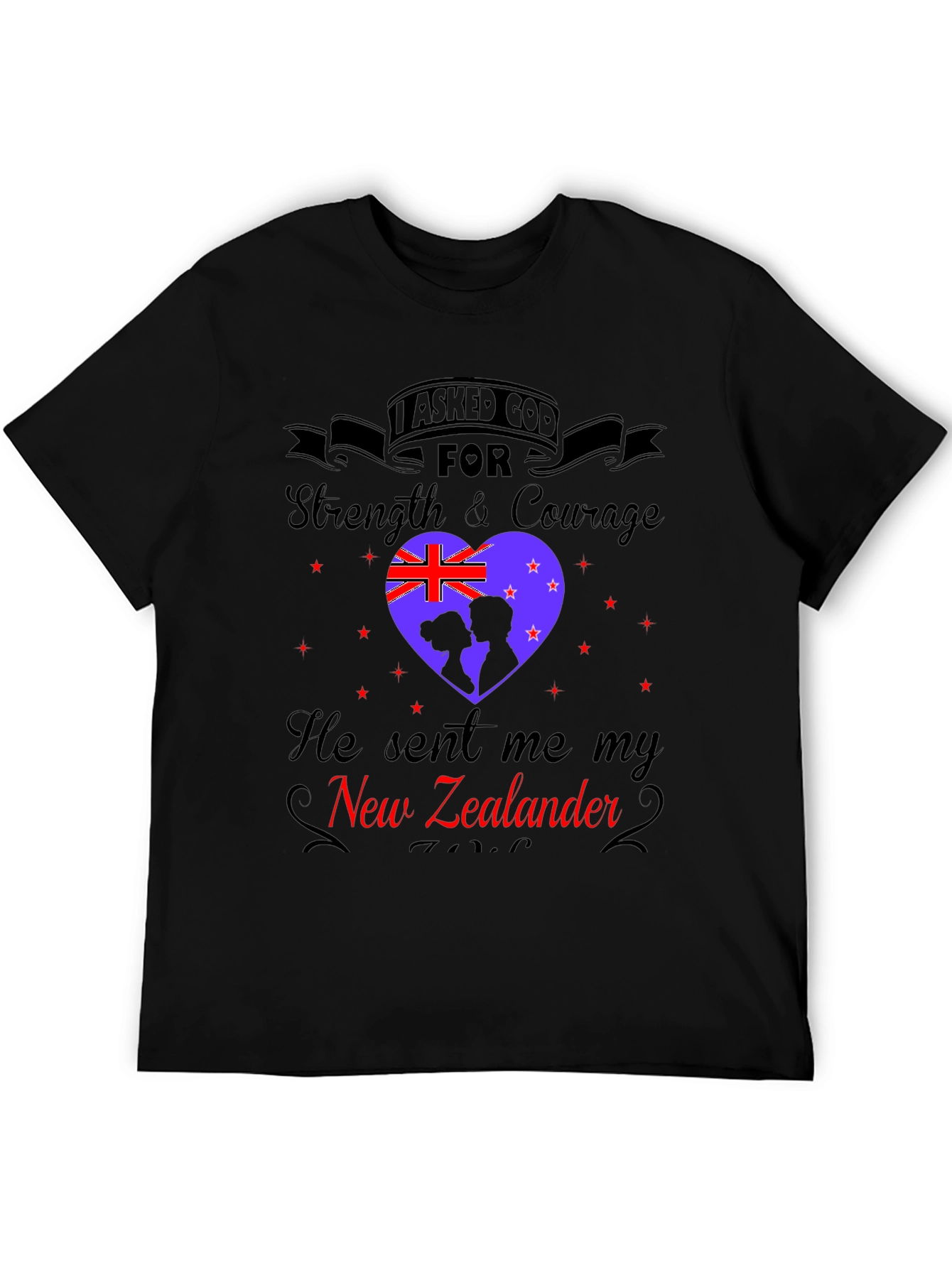 New Zealander T-Shirt: Strength & Courage