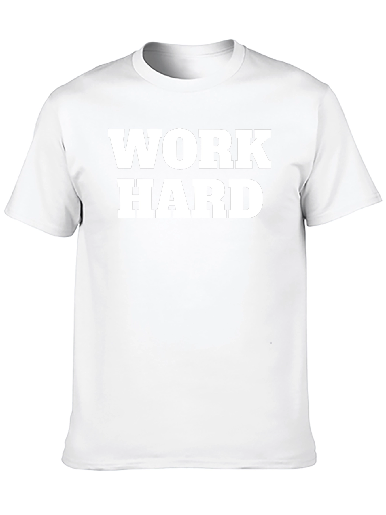 Work Hard Black Graphic T-Shirt
