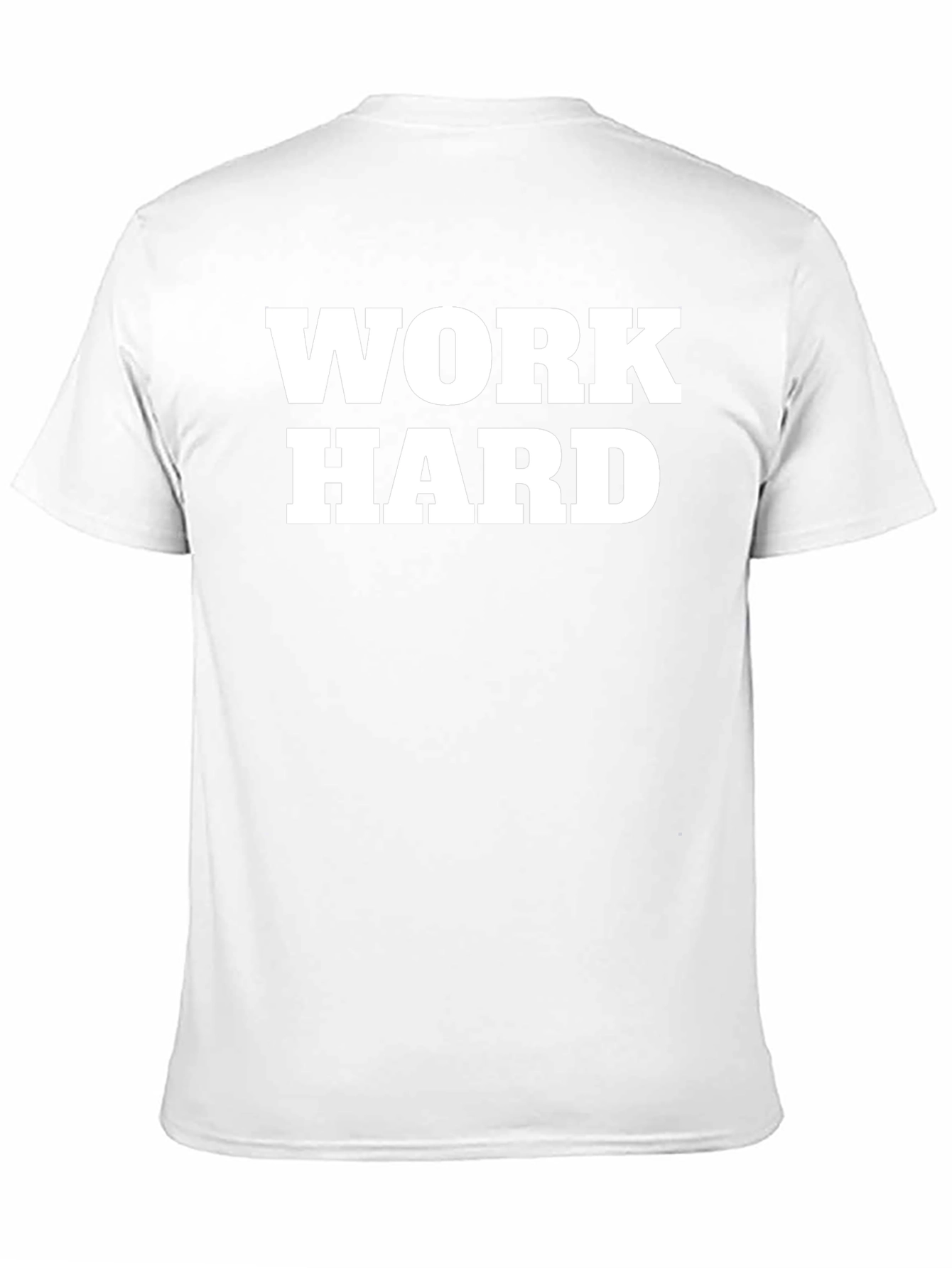 Work Hard Black Graphic T-Shirt