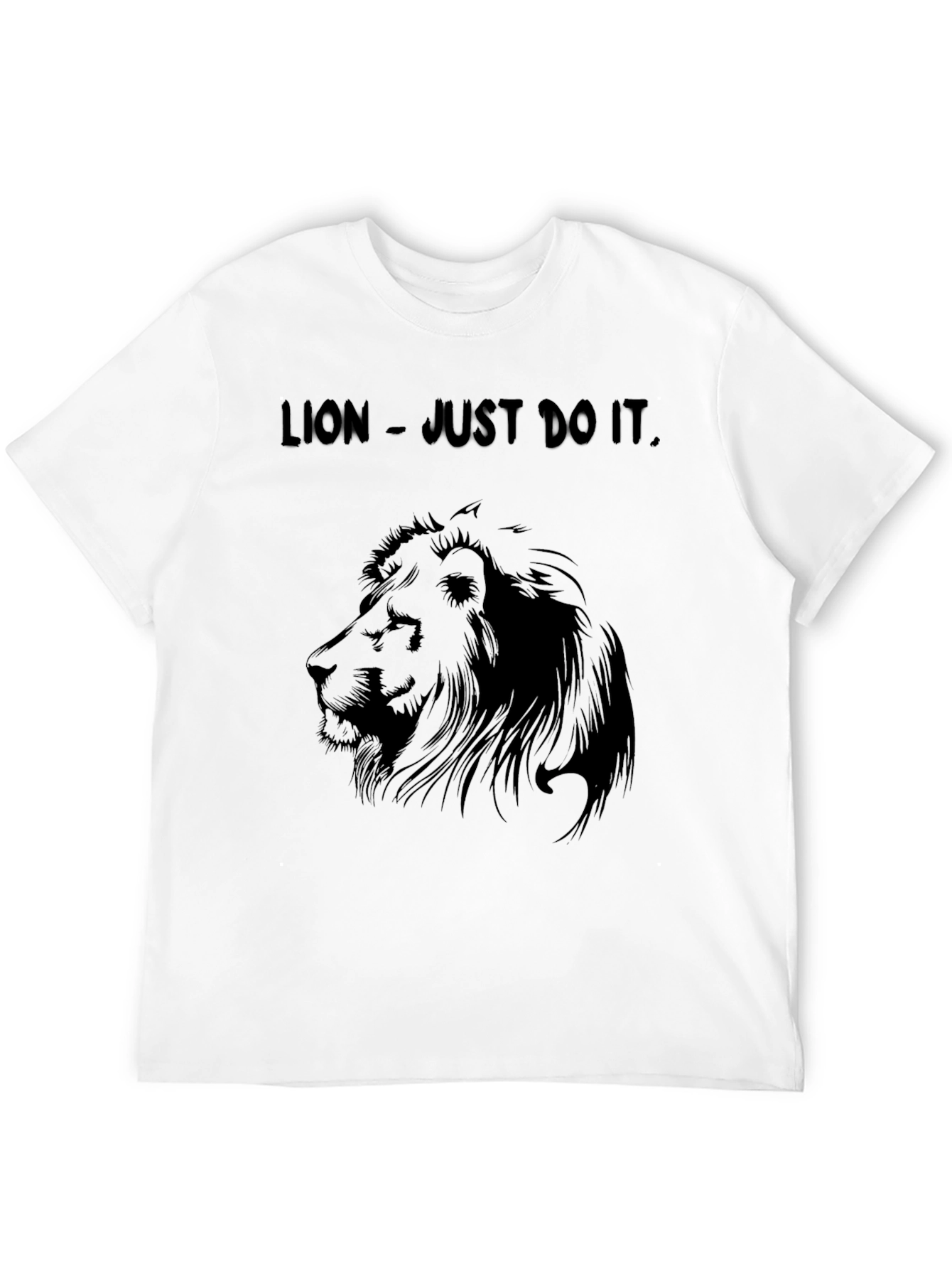 Lion - Just Do It Black T-Shirt