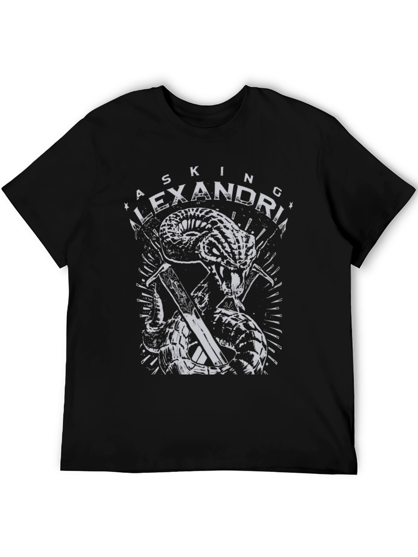 Asking Alexandria Snake Swords Graphic T-Shirt