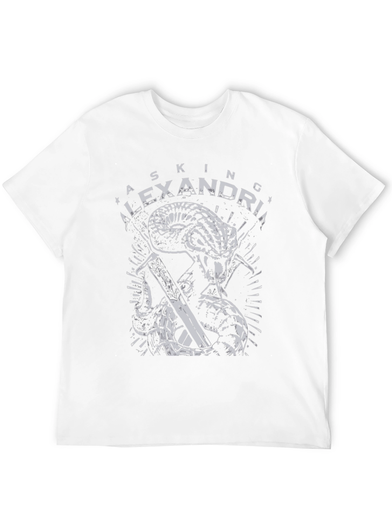 Asking Alexandria Snake Swords Graphic T-Shirt
