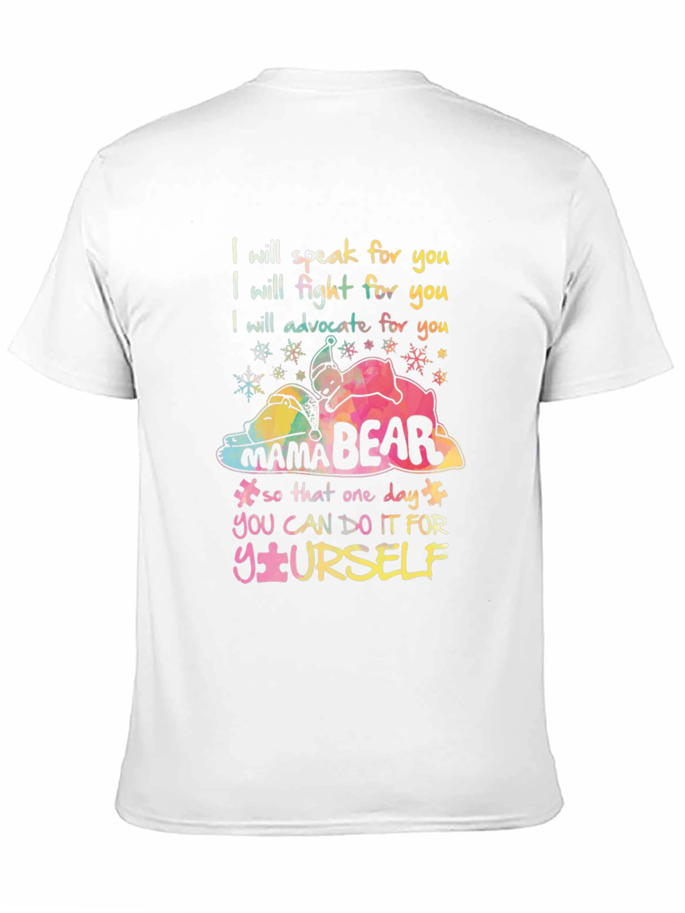 Mama Bear Autism Awareness T-Shirt