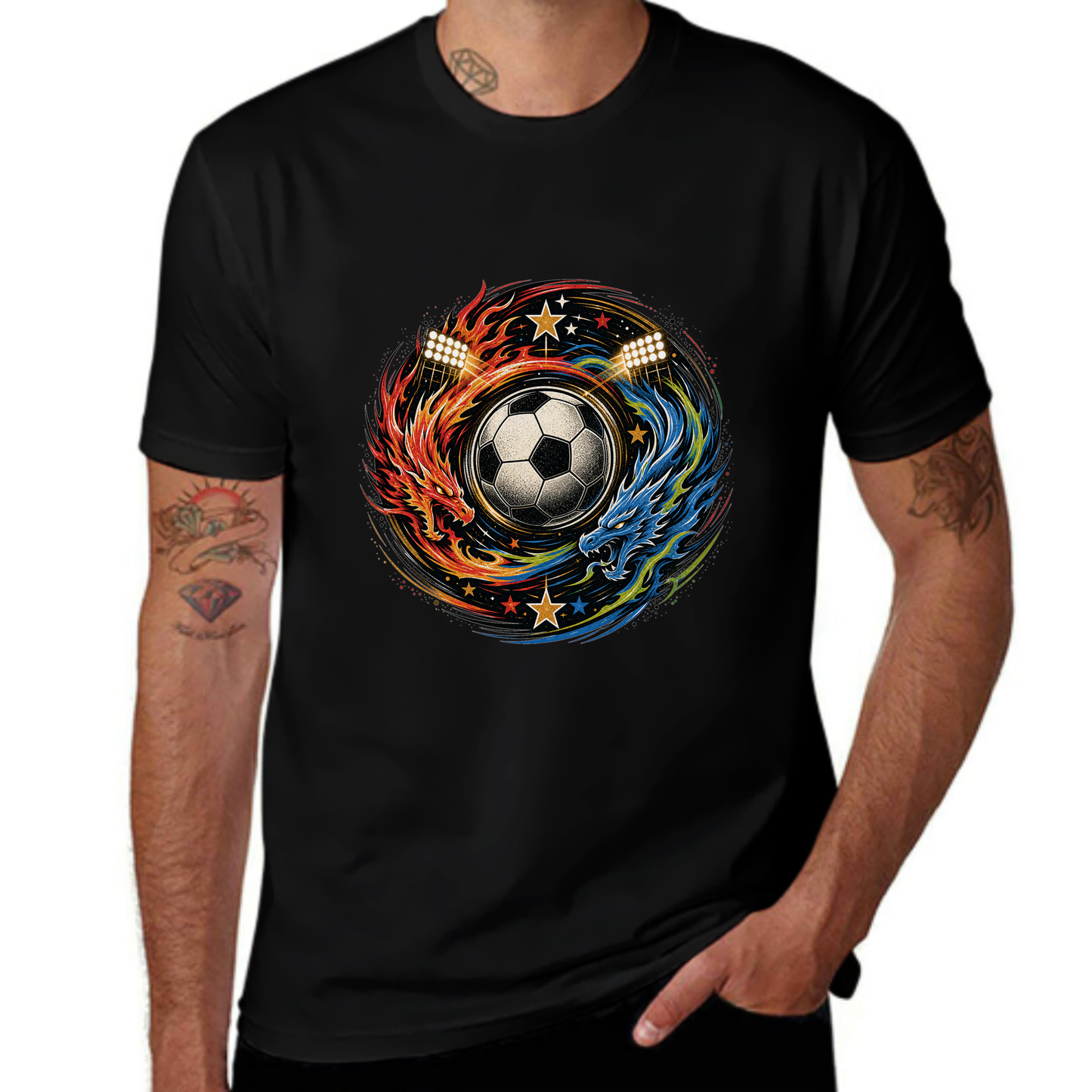 Match Day Special Cosmic Soccer Orbit Graphic Tee