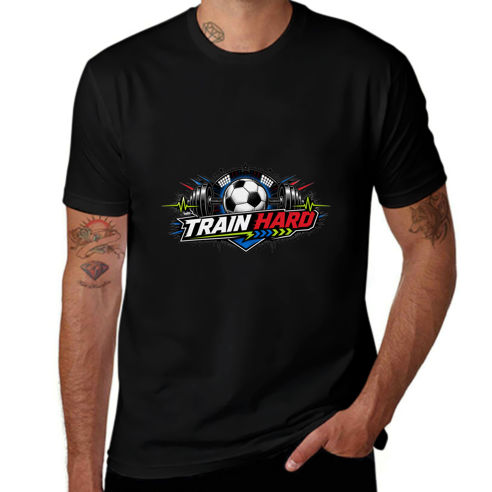 Team Spirit Train Hard Soccer Practice Tee