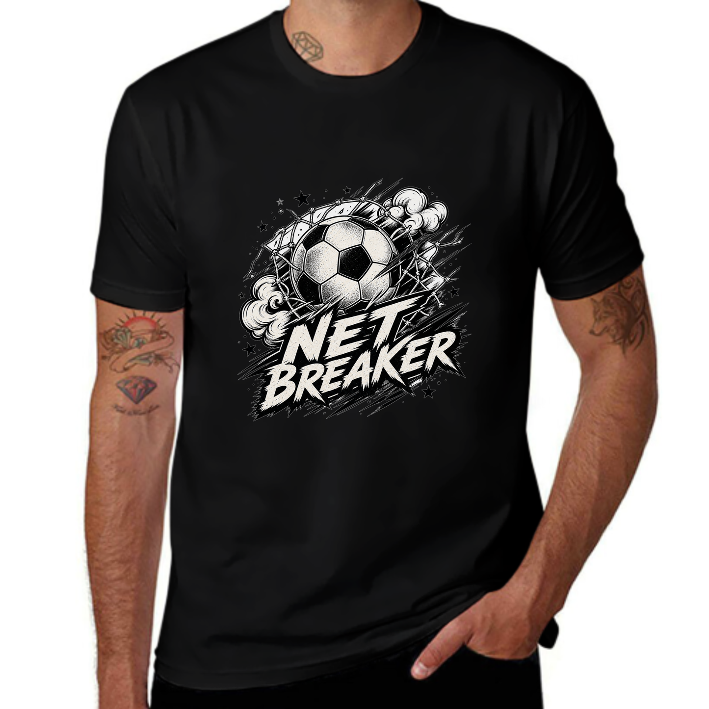 Limited Edition Net Breaker Soccer Sketch Tee