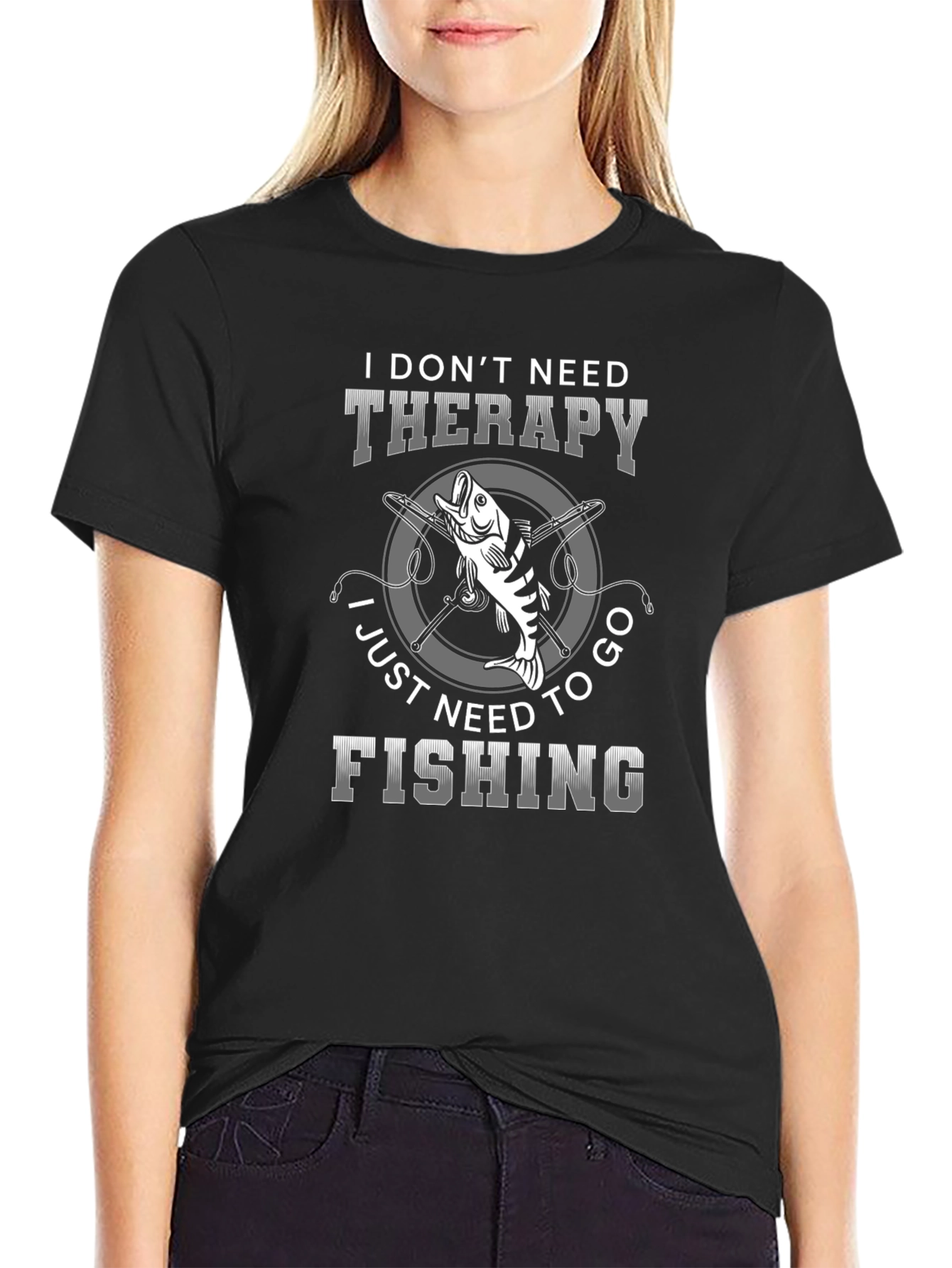 Funny Fishing T-Shirt - Therapy Alternative