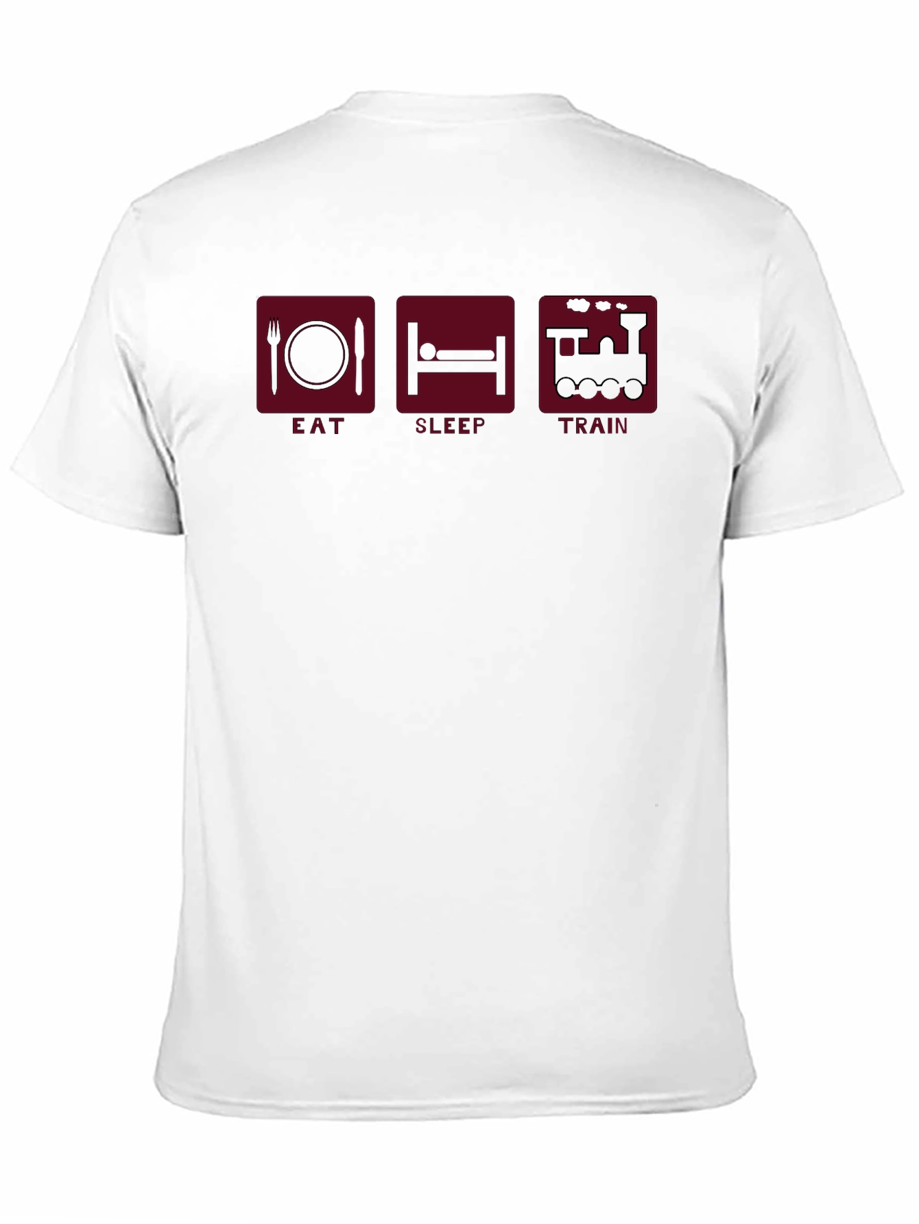 Eat Sleep Train Graphic Tee - Train Lovers T-Shirt