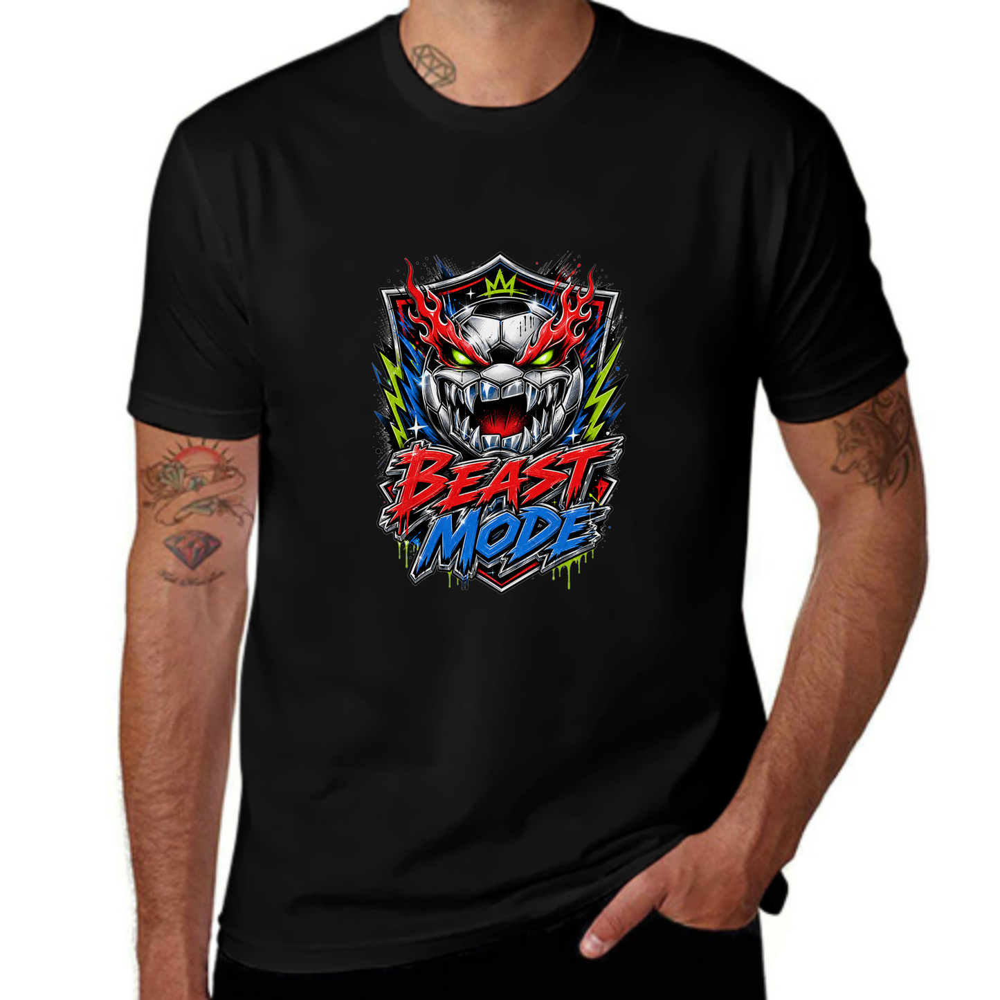 Fan Favorite Beast Mode Soccer Goalkeeper Tee