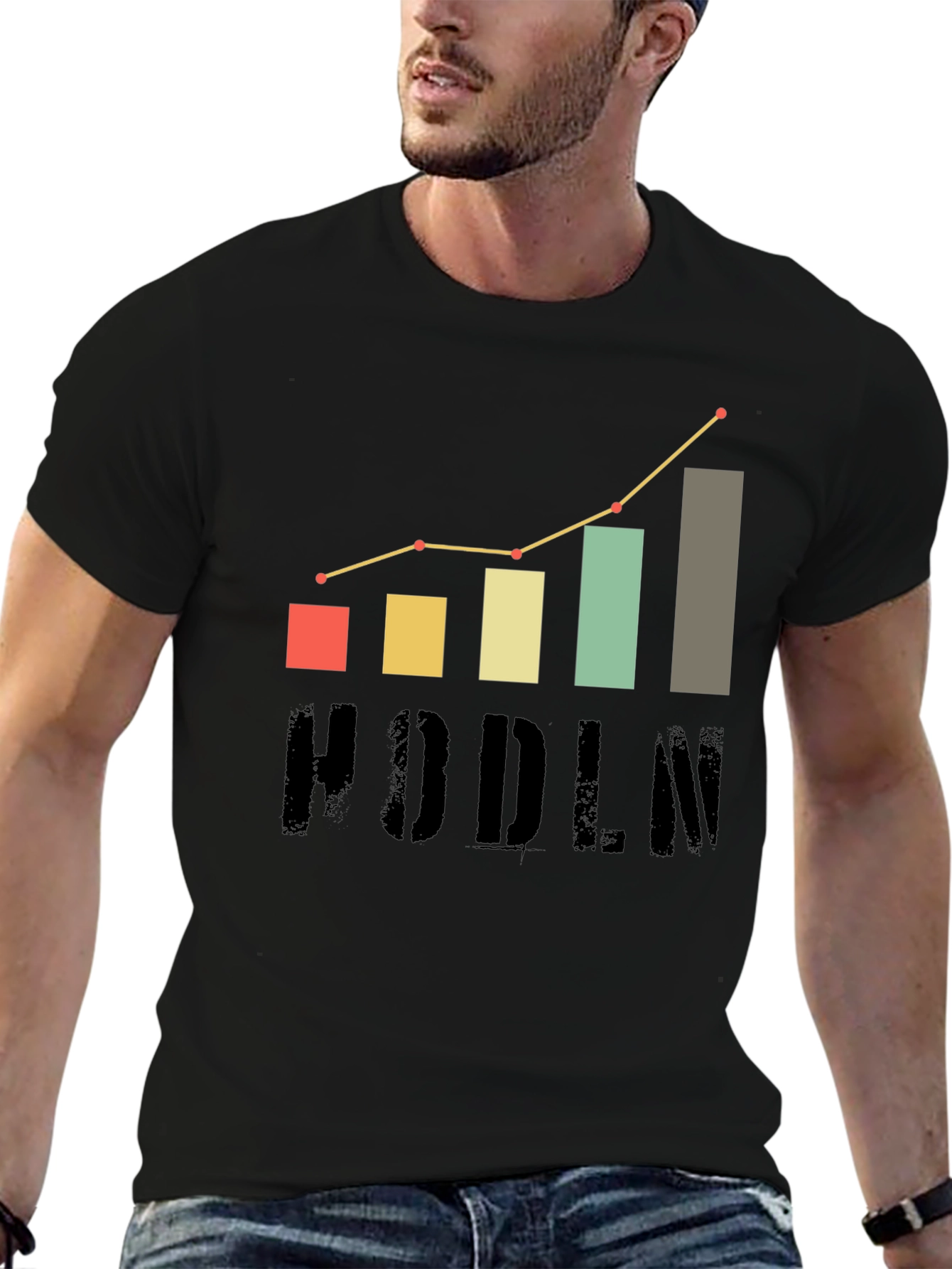HODLN Crypto Trend T-Shirt - Bitcoin Investment