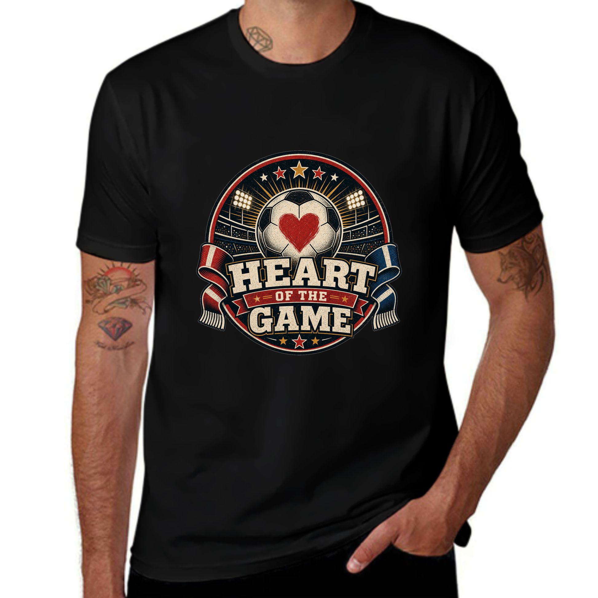 Fan Favorite Heart Of The Game Soccer Tee
