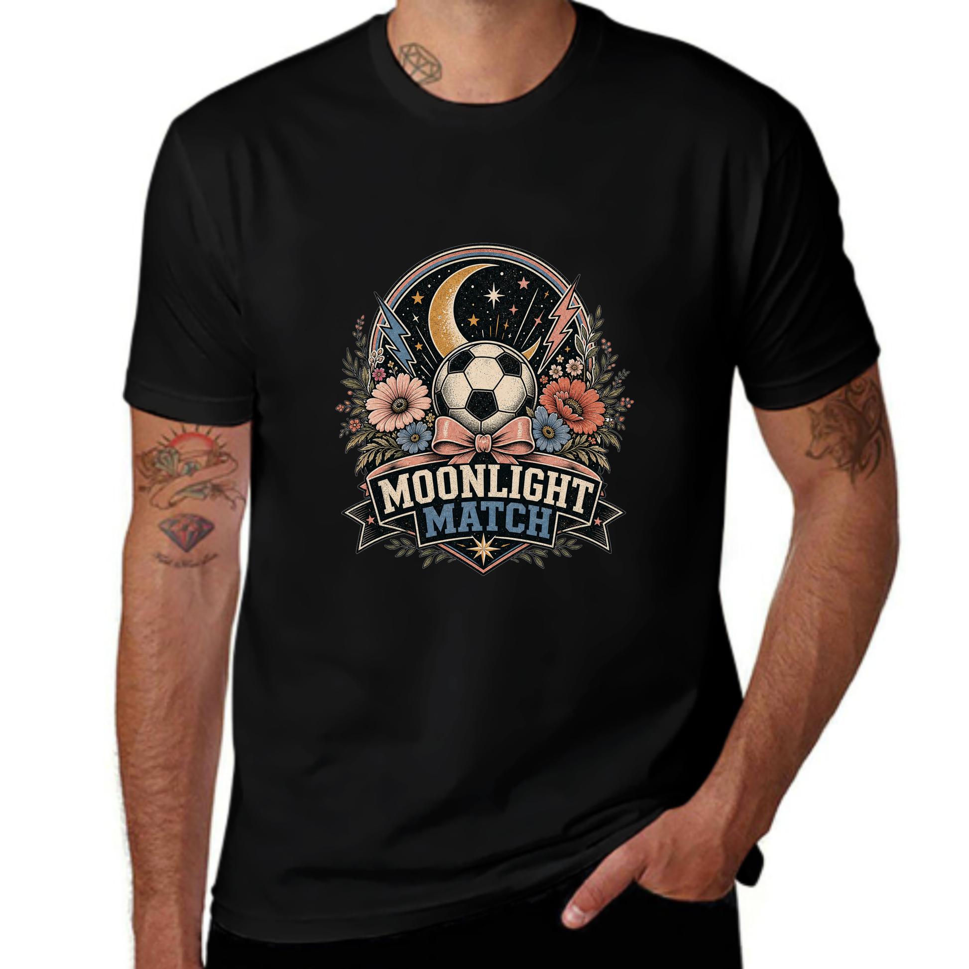 New Arrival Moonlight Match Soccer Tee