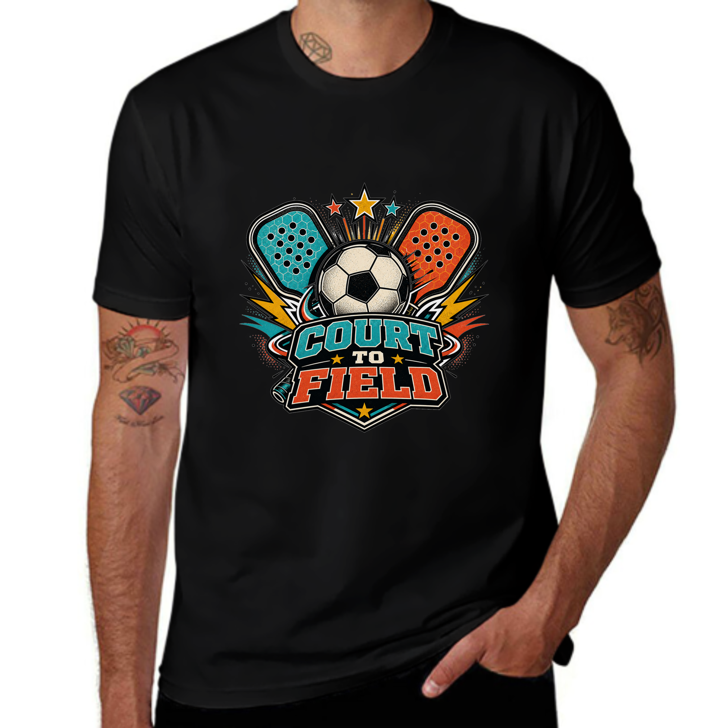 Limited Run Court To Field Soccer Pickleball Tee
