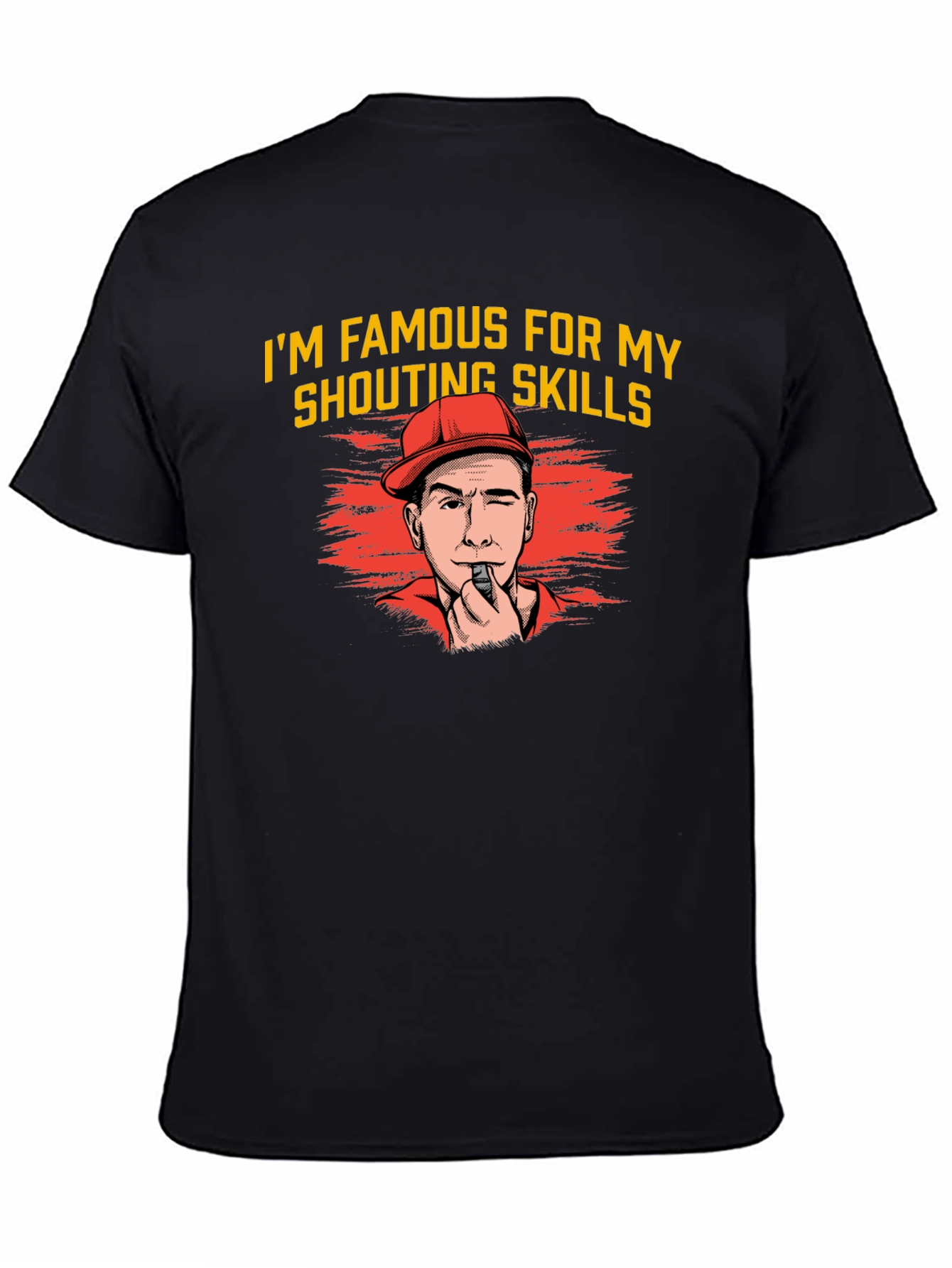 Shouting Skills Graphic Tee - Funny Referee T-Shirt