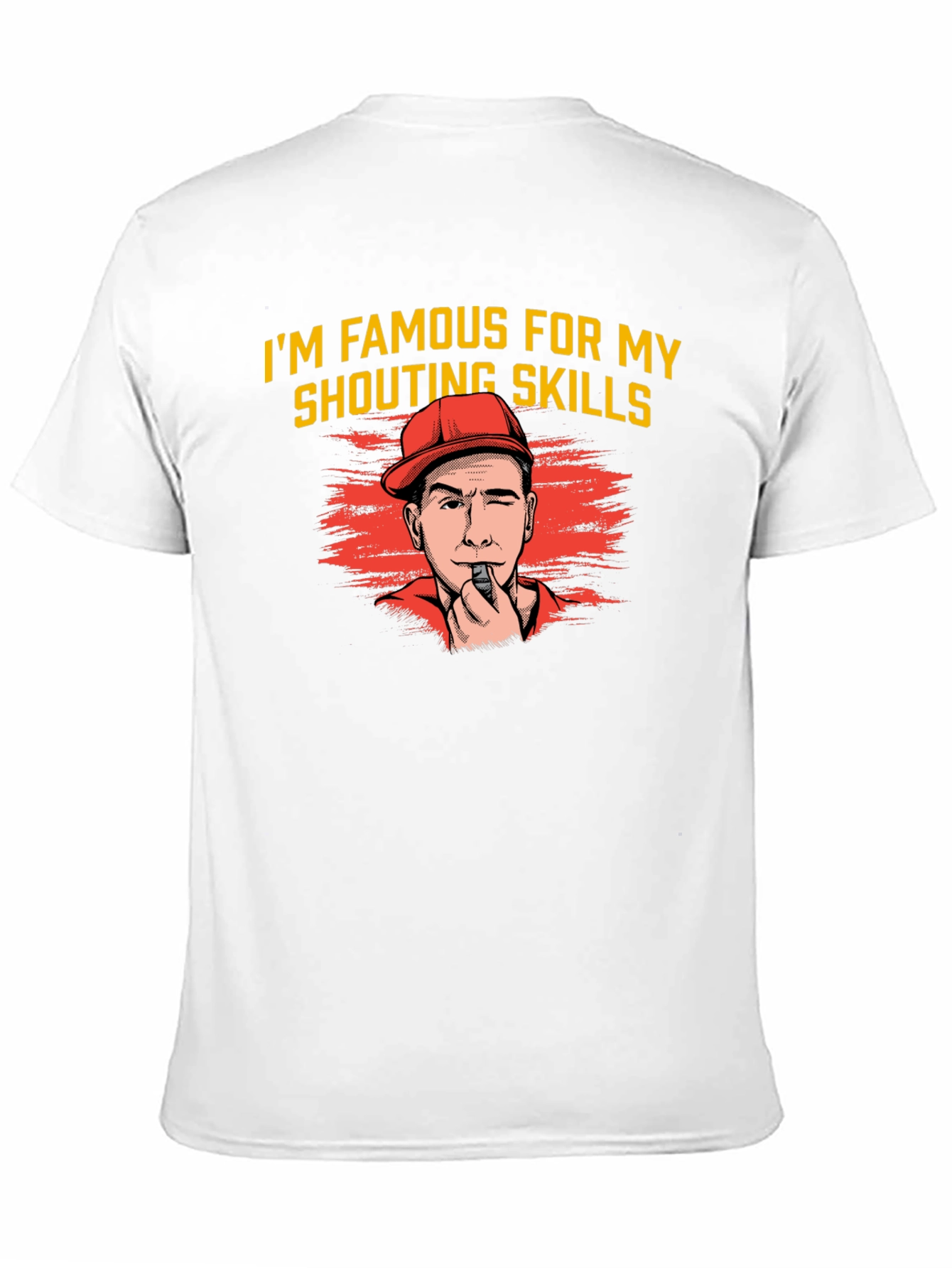 Shouting Skills Graphic Tee - Funny Referee T-Shirt