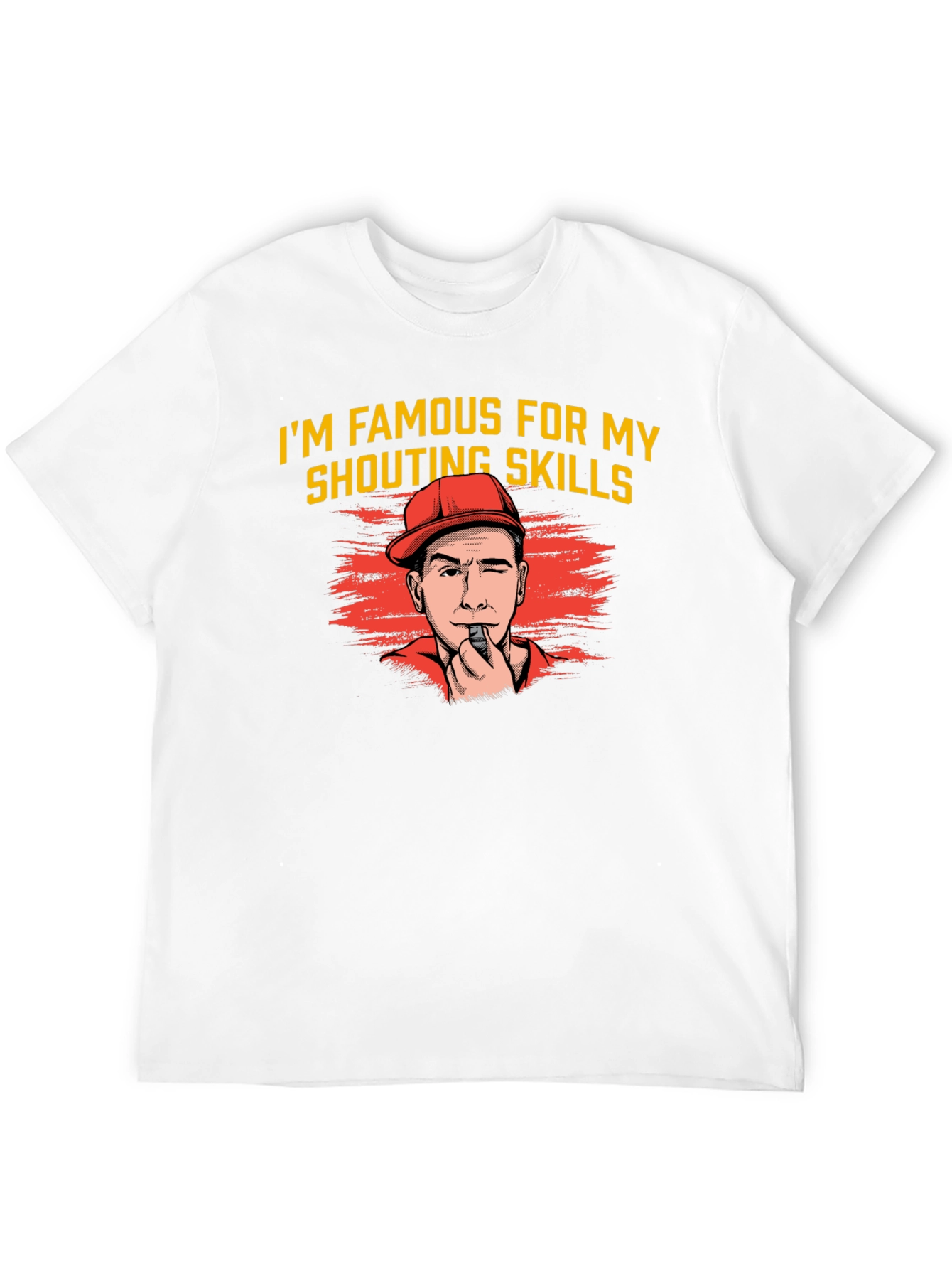 Shouting Skills Graphic Tee - Funny Referee T-Shirt