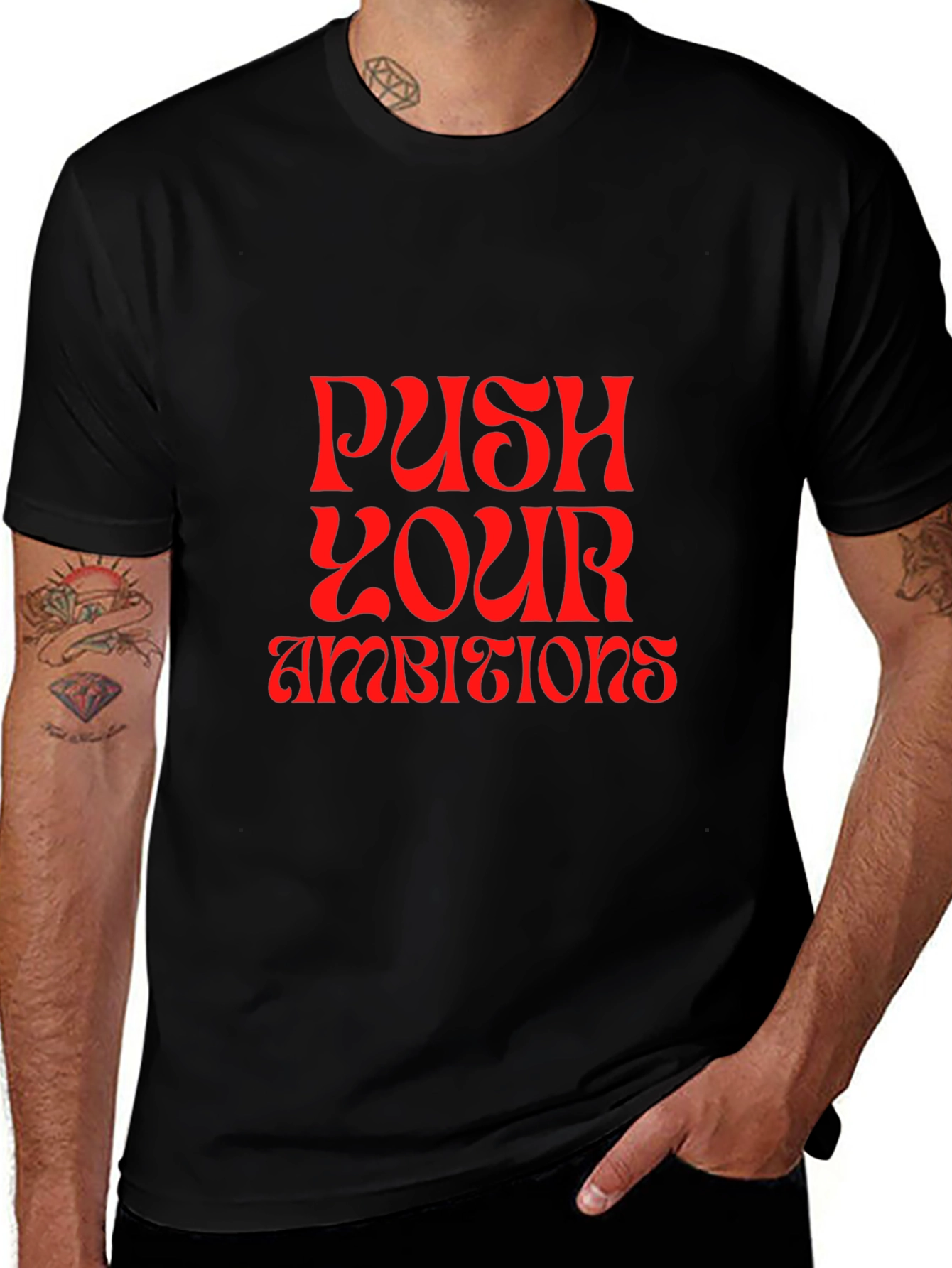 Push Your Ambitions Graphic Tee