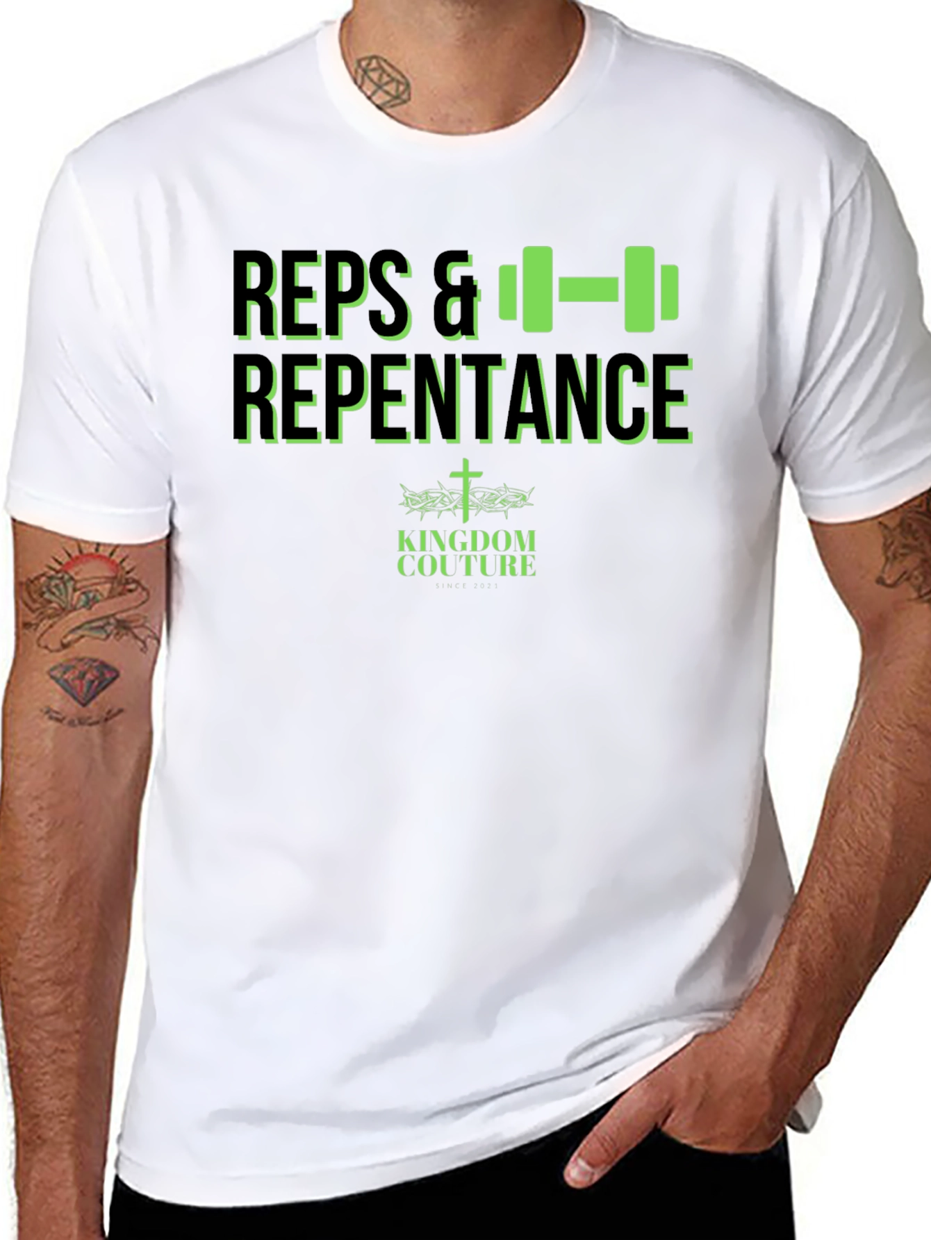 Reps & Repentance Graphic T-Shirt - Black